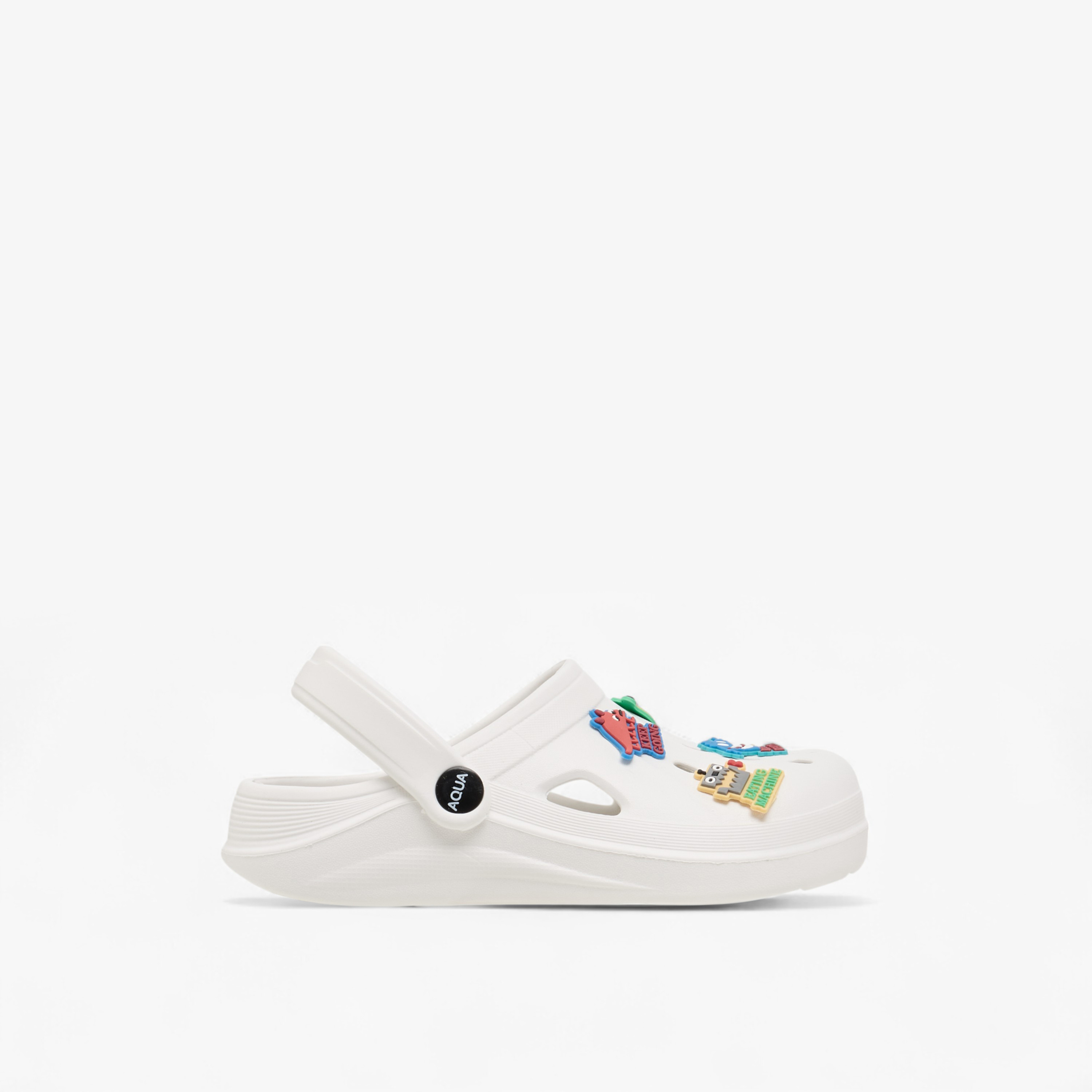صندل كلوج بتفاصيل جيبيتز وحزام خلفي من أكوا-girls-shoes-sandals-image-3