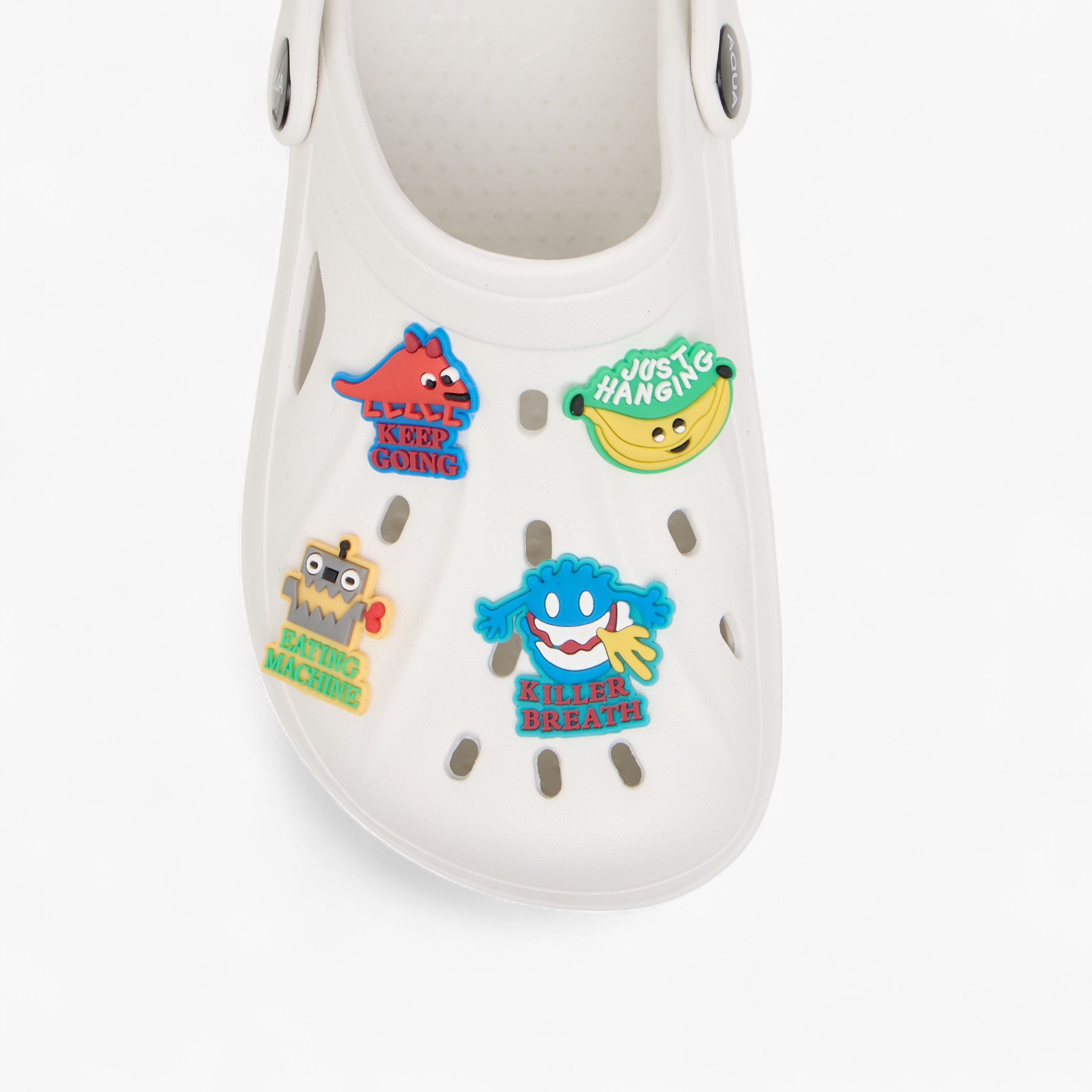 صندل كلوج بتفاصيل جيبيتز وحزام خلفي من أكوا-girls-shoes-sandals-image-4