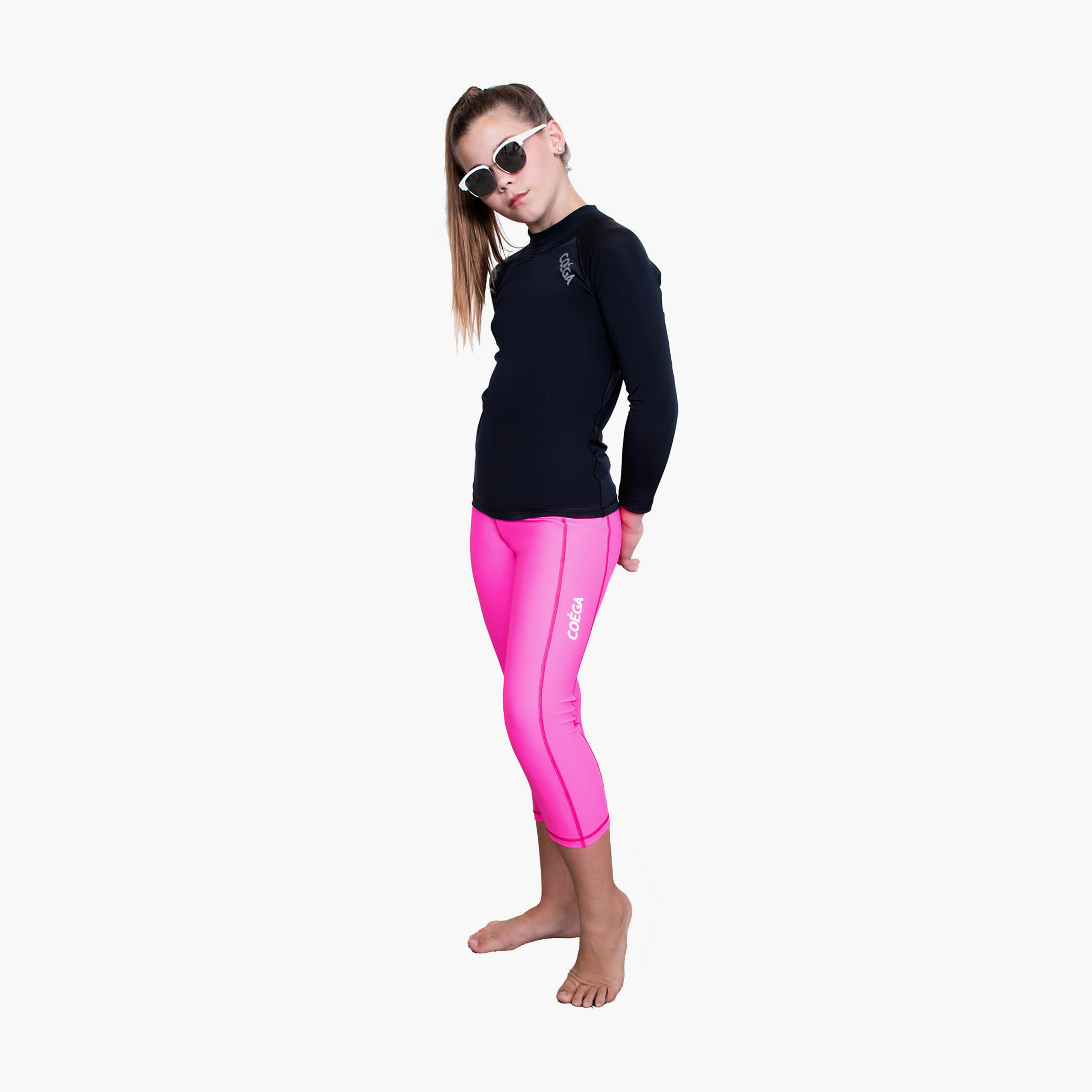 كويغا-  سترة سباحة واقية من الشمس أكمام طويلة للأولاد-girls-clothing-sportswear-swimwear-image-3