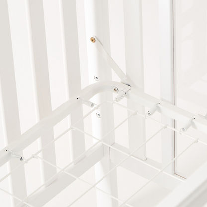 Juniors Celeste Wooden Crib - White (Up to 5 years)-Baby Cribs-image-6