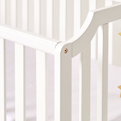 Juniors Celeste Wooden Crib - White (Up to 5 years)-Baby Cribs-image-8