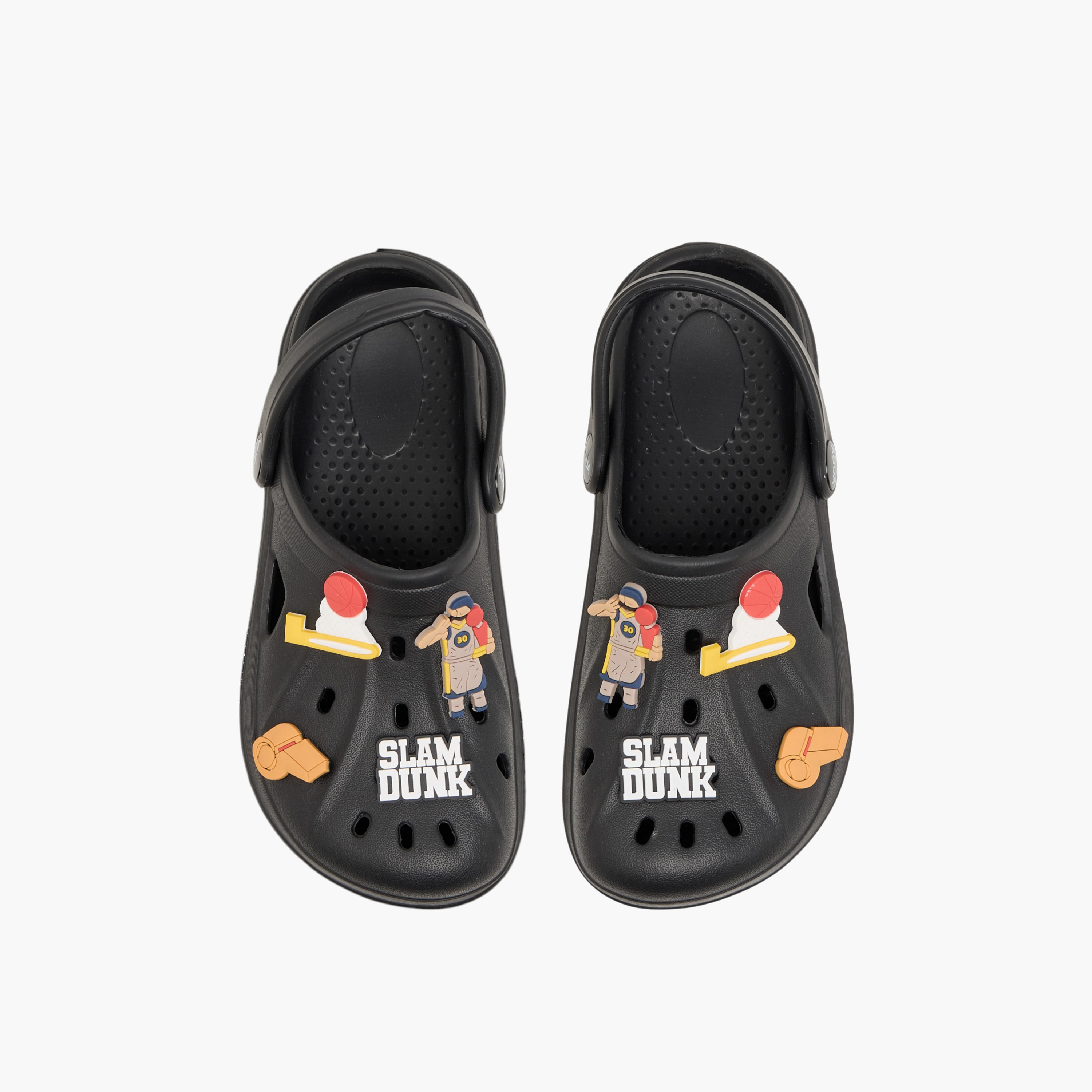 Aqua Jibbitz Detail Clogs with Backstrap-boys-shoes-sandals-image-1