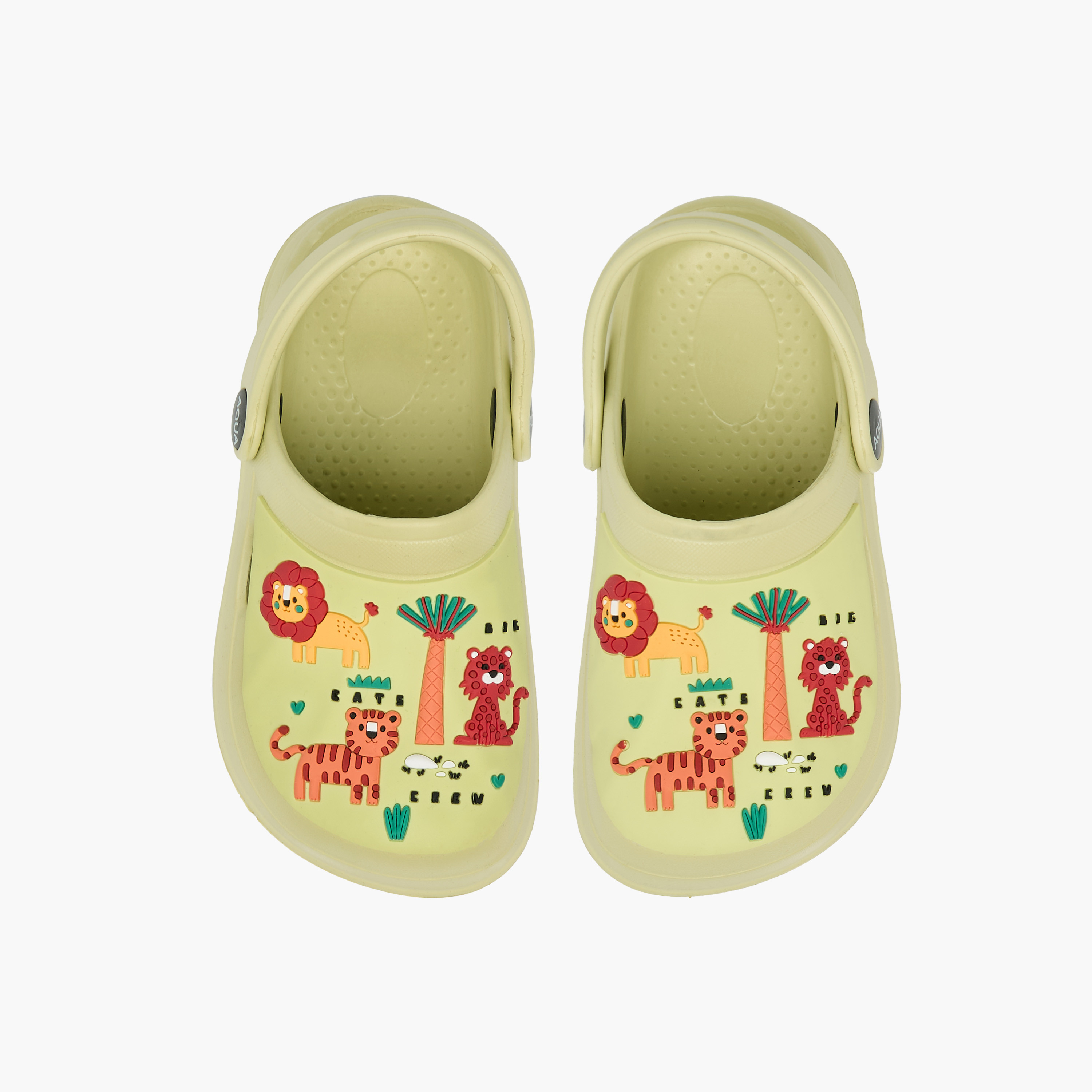Aqua Boys Safari Applique Clogs-boys-shoes-sandals-image-1