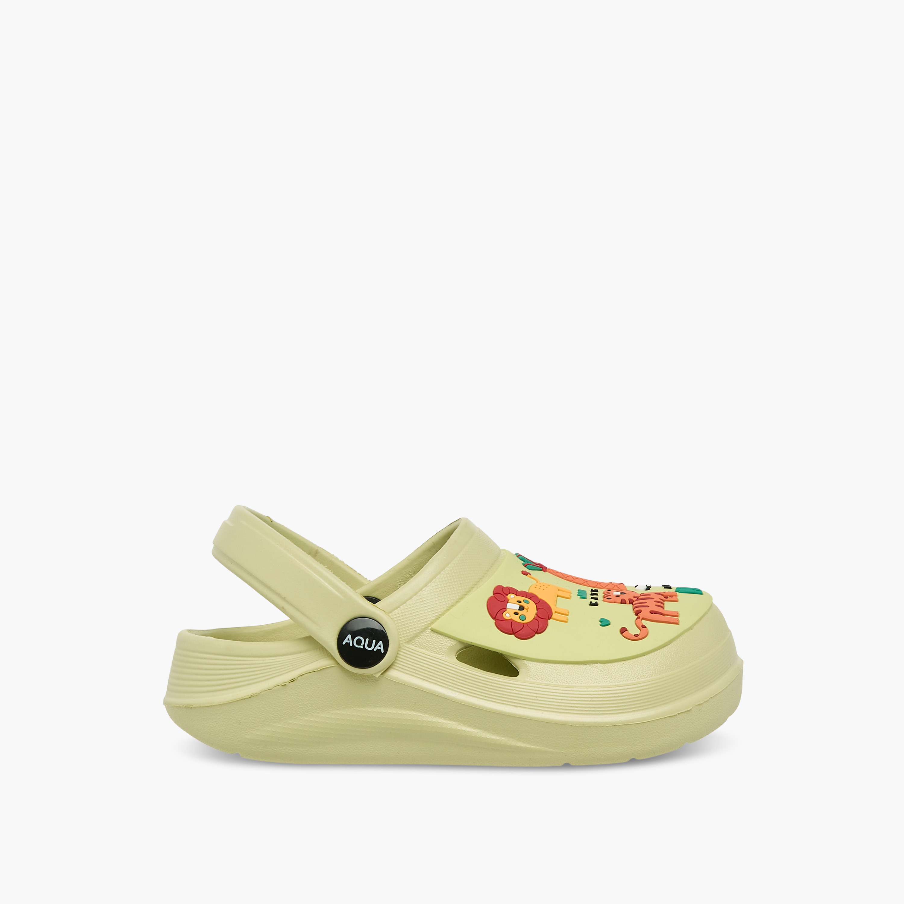 Aqua Boys Safari Applique Clogs-boys-shoes-sandals-image-3
