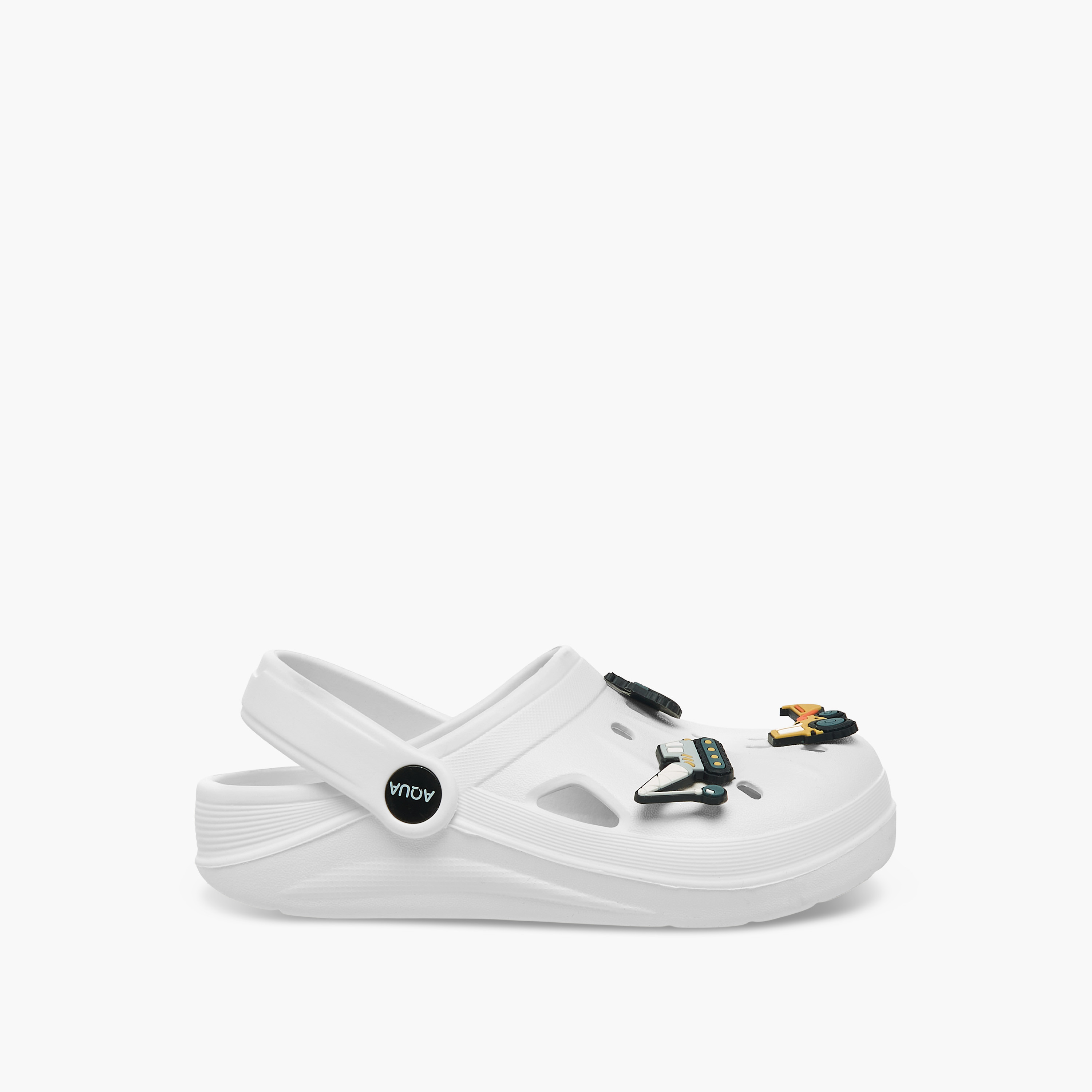 Aqua Boys Vehicle Jibbitz Charm Clogs-boys-shoes-sandals-image-3