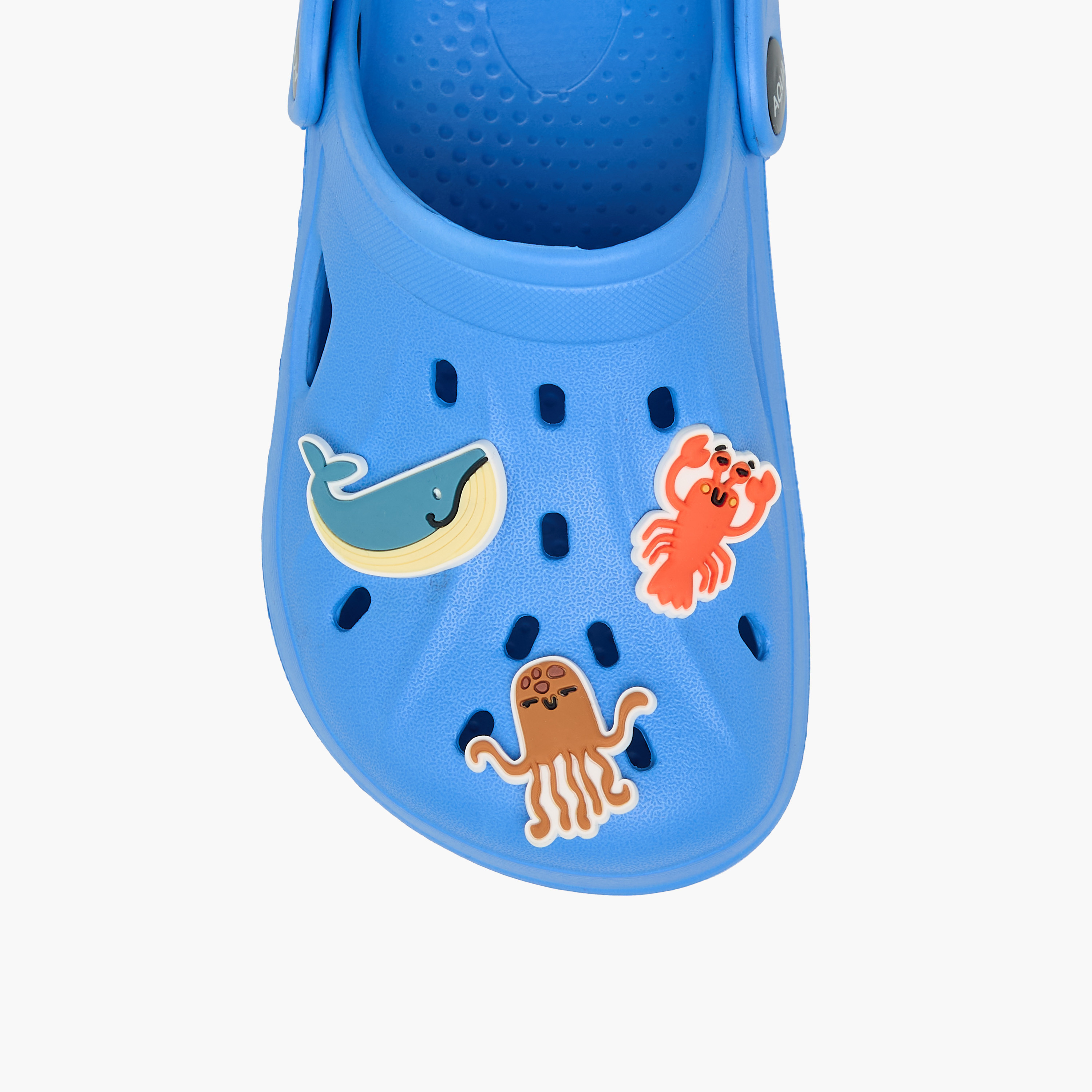 Aqua Boys Jibbitz Charm Detail Clogs-boys-shoes-sandals-image-4