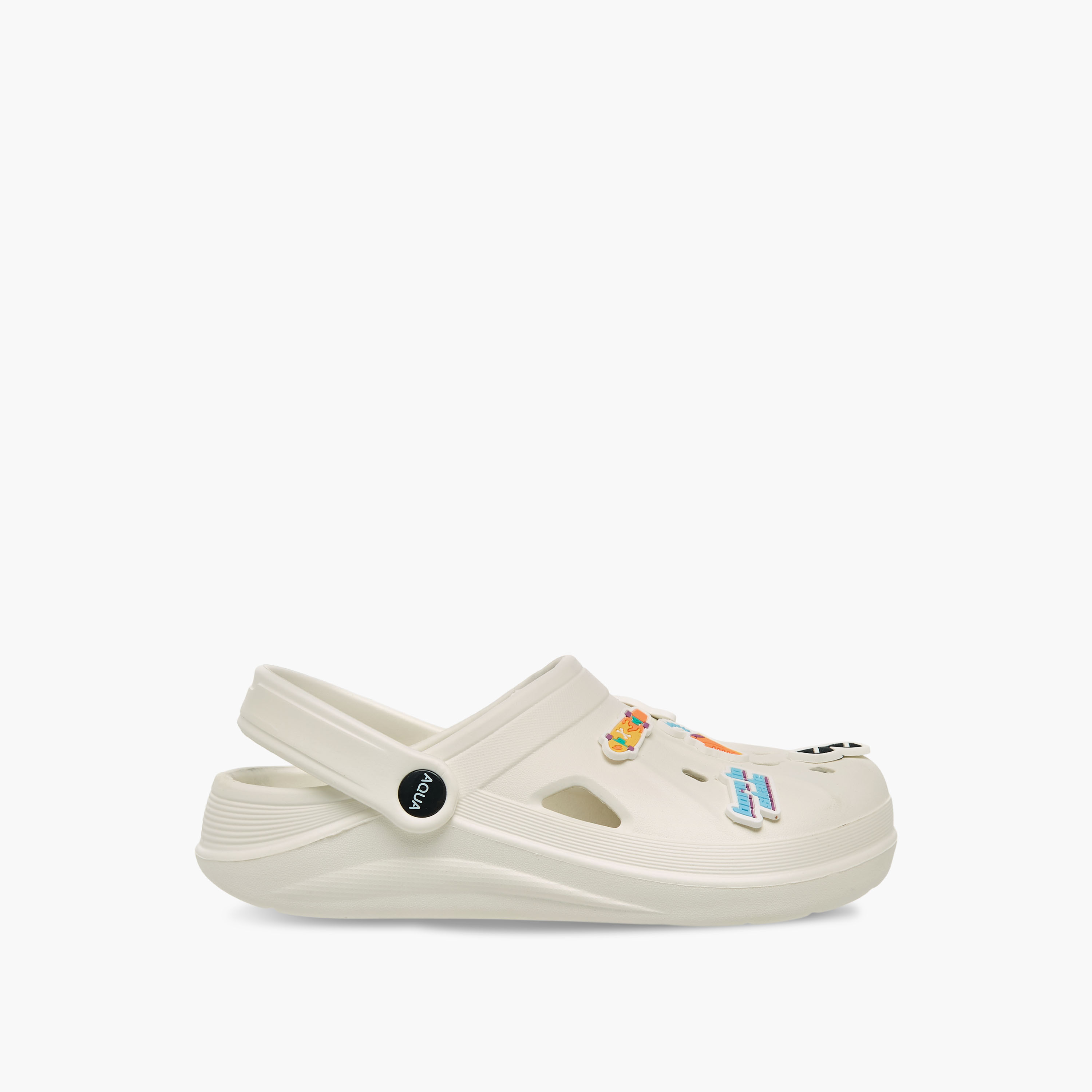 Aqua Boys Graphic Print Clogs-boys-shoes-sandals-image-3