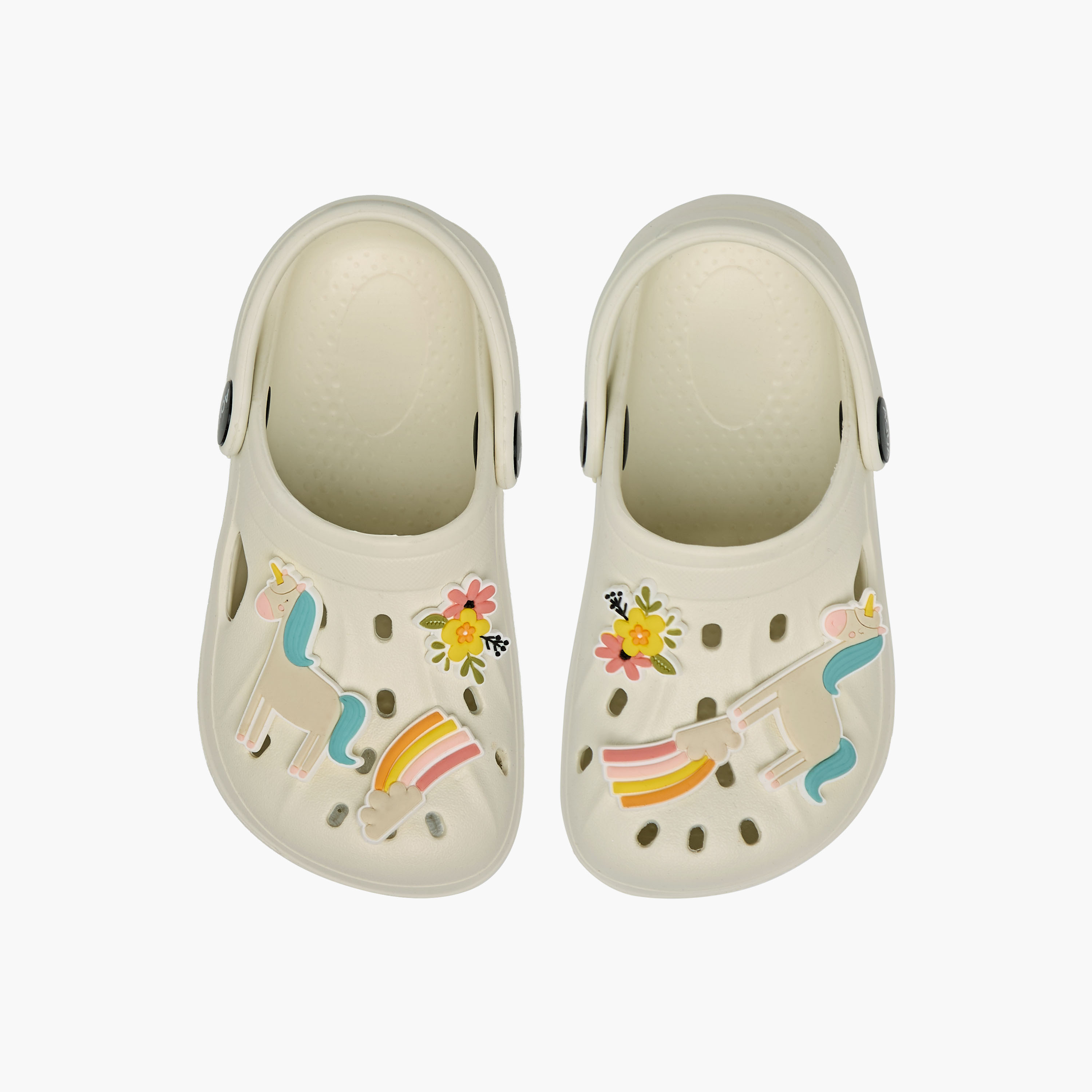 Aqua Girls Unicorn Jibbitz Charm Clogs-girls-shoes-sandals-image-1