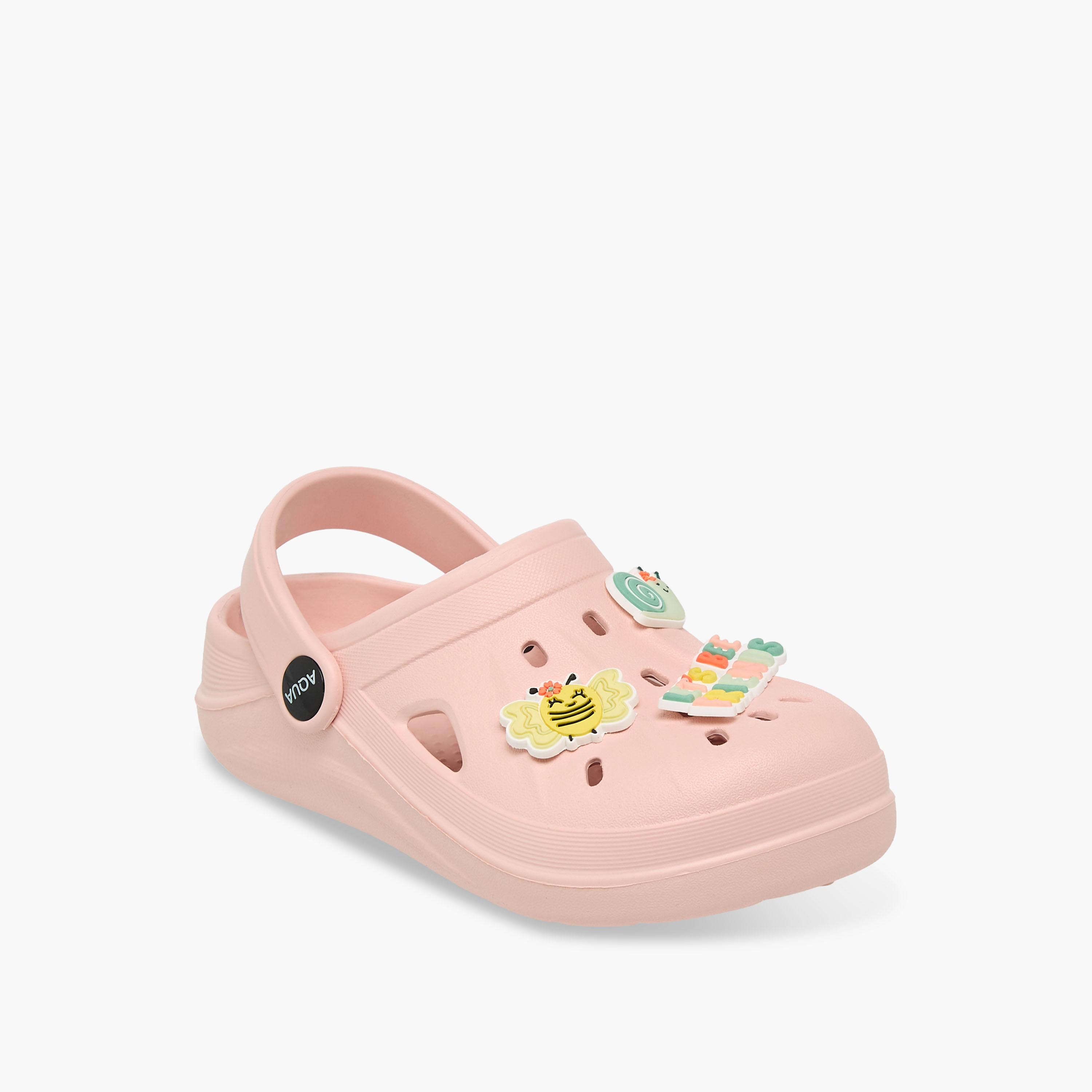 Aqua Girls Jibbitz Charm Clogs-girls-shoes-sandals-image-2