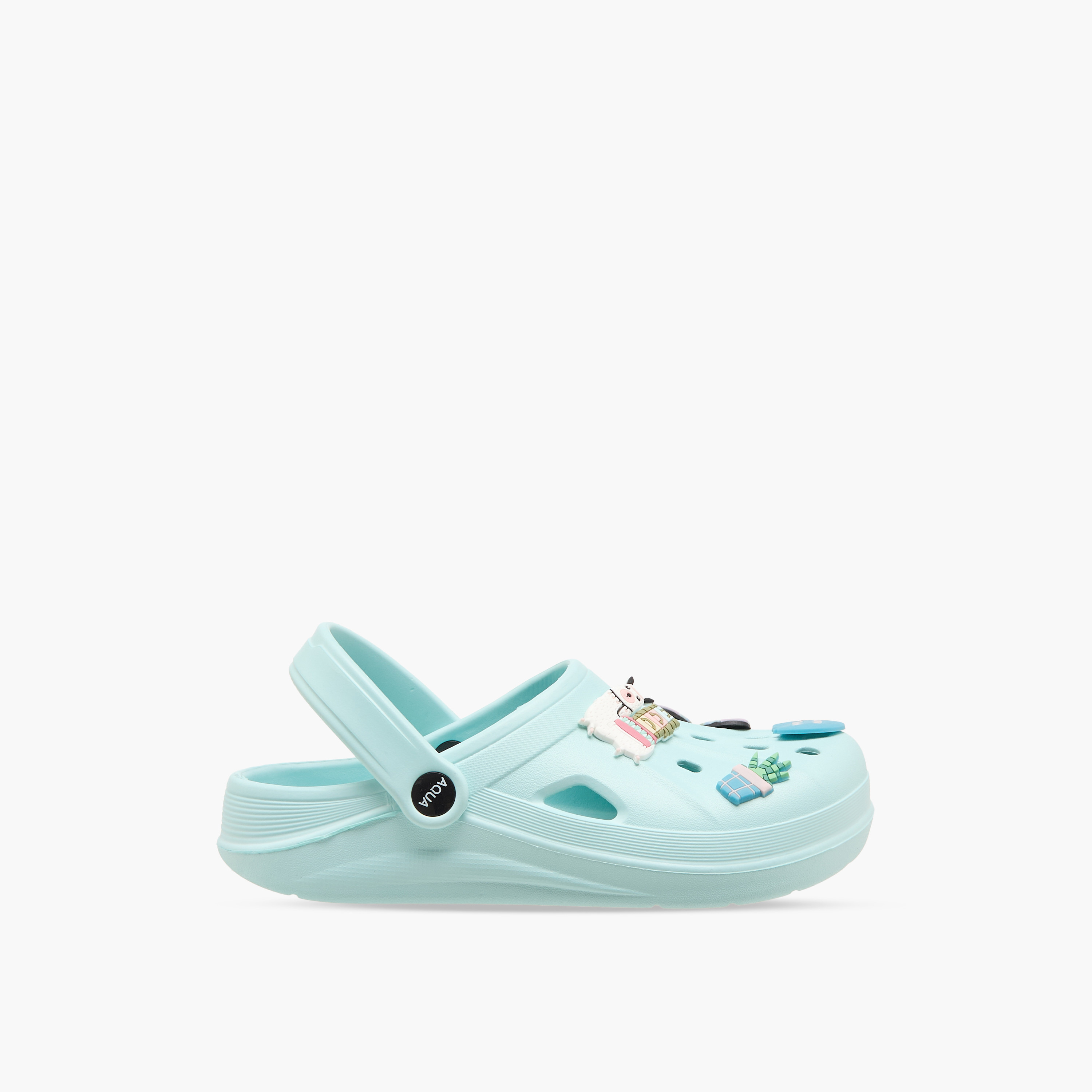 Aqua Girls Embellished Clogs-girls-shoes-sandals-image-3
