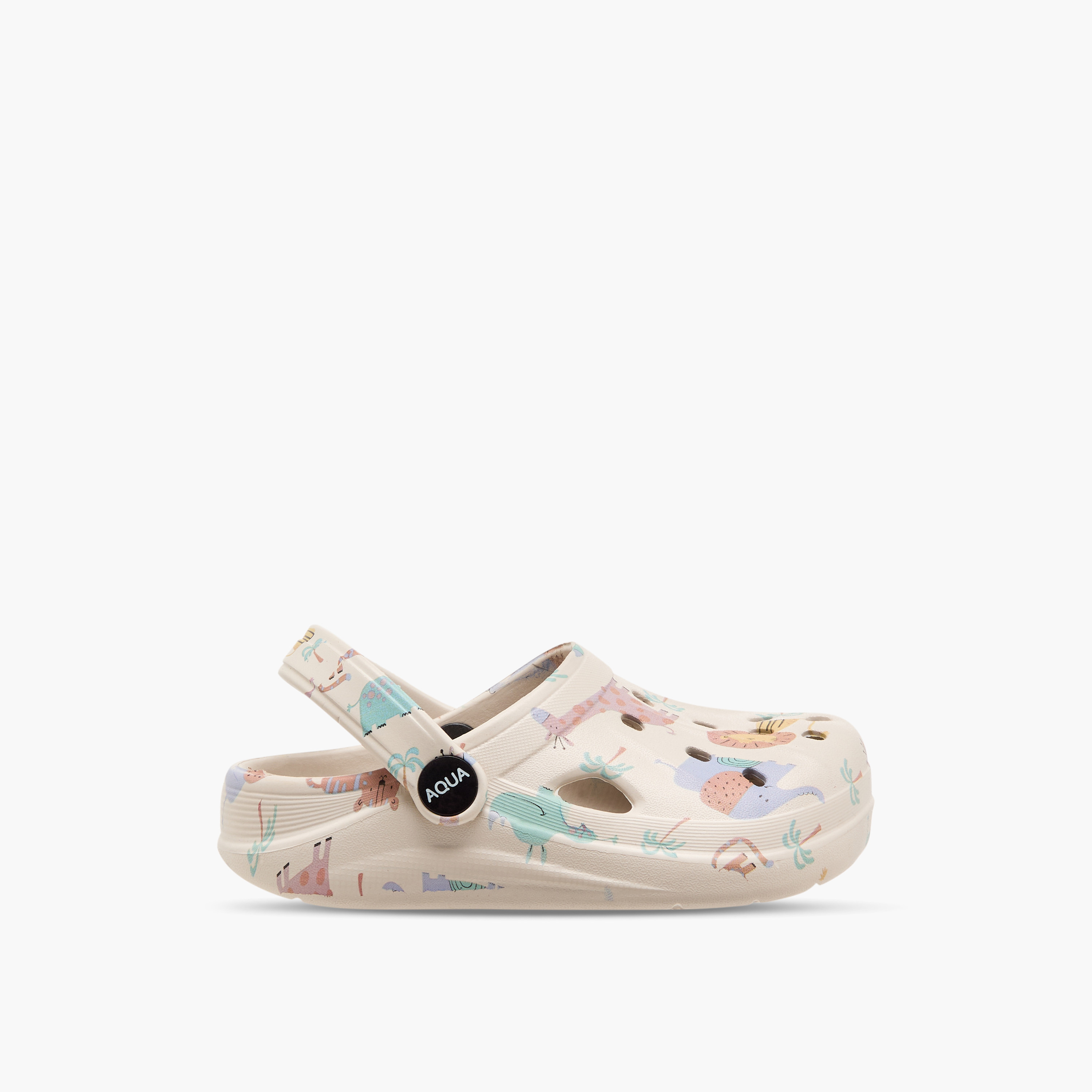 Aqua Boys Printed Clogs-boys-shoes-sandals-image-3
