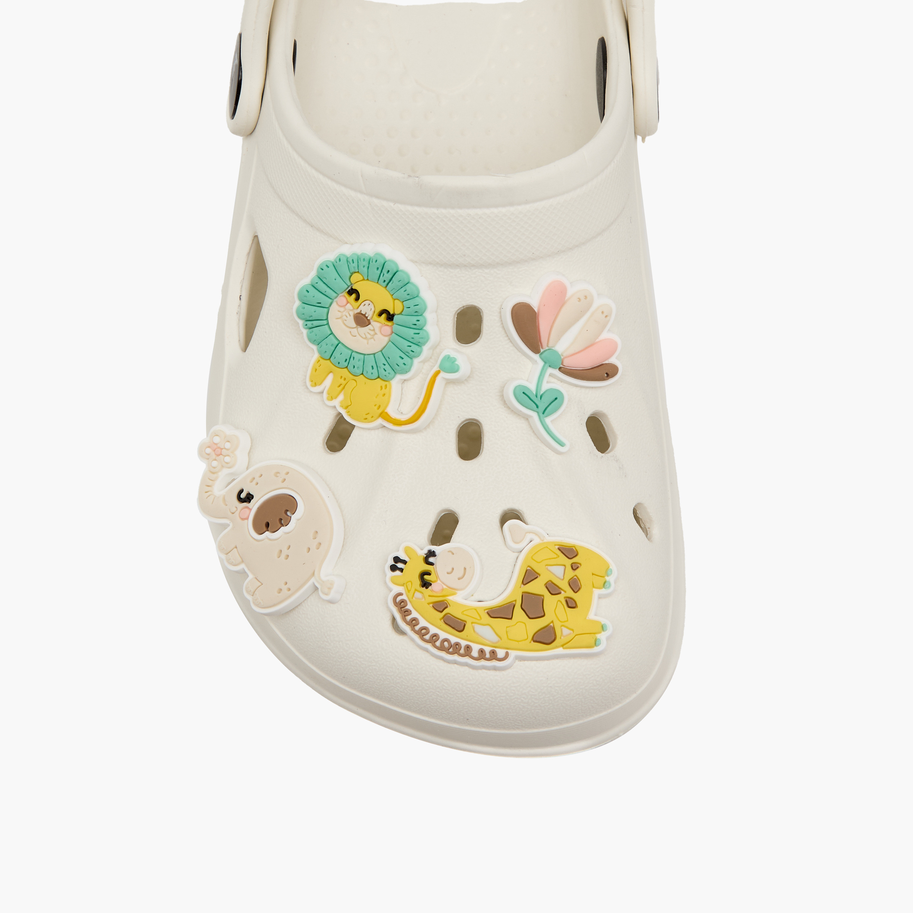 Aqua Girls Embossed Clogs-girls-shoes-sandals-image-4