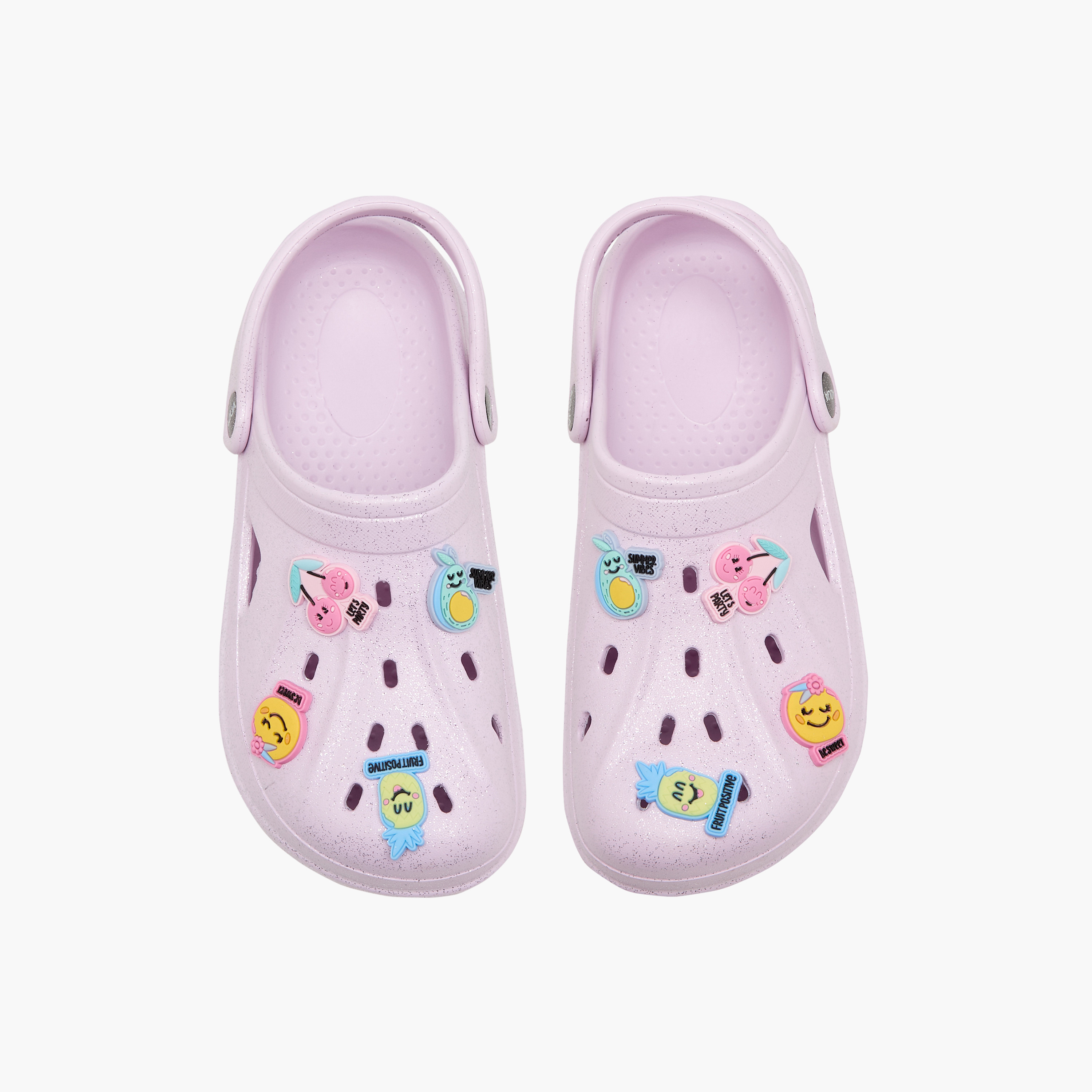 Aqua Girls Embellished Clogs-girls-shoes-sandals-image-1