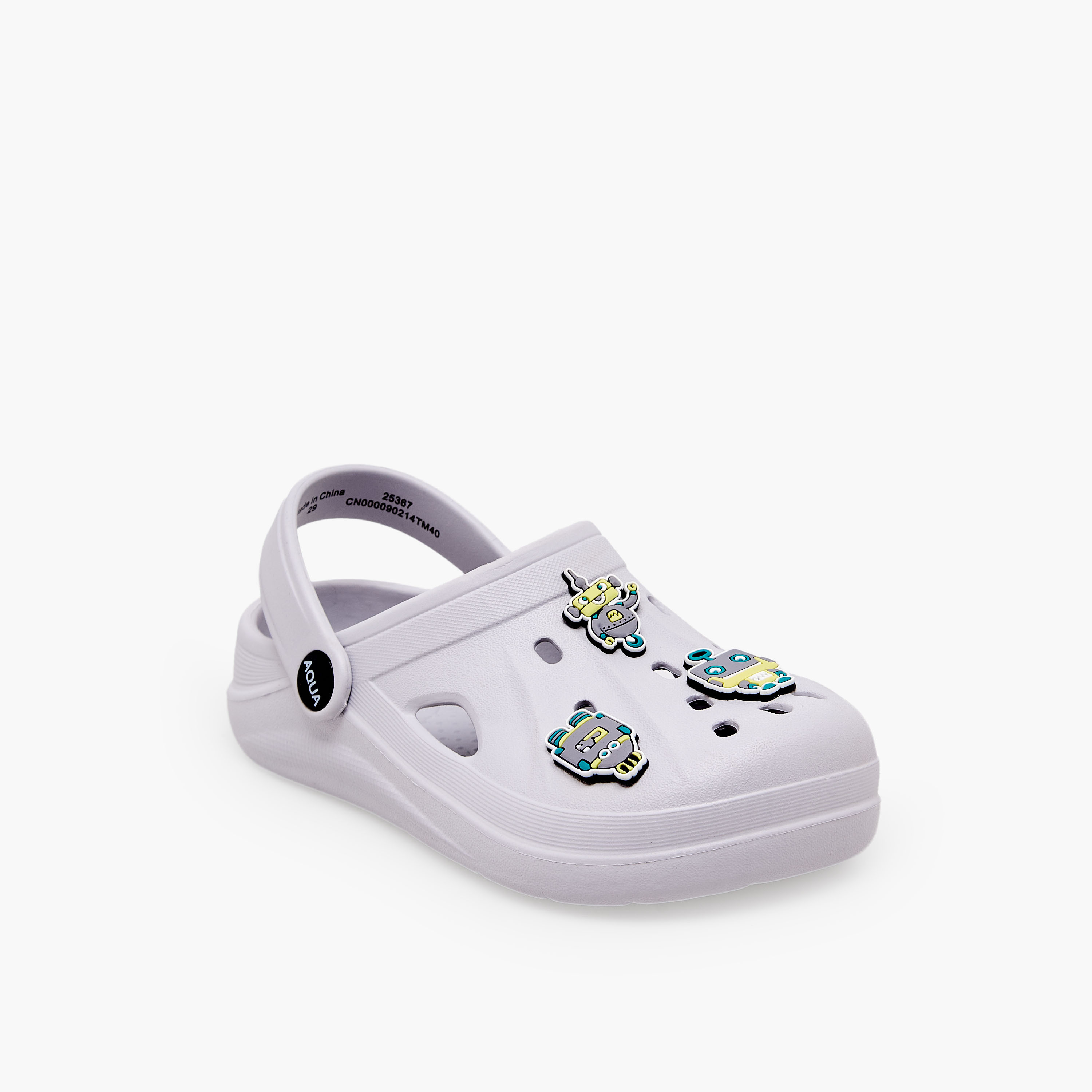 حذاء كلوج بزينة روبوت للأولاد من أكوا-boys-shoes-sandals-image-2