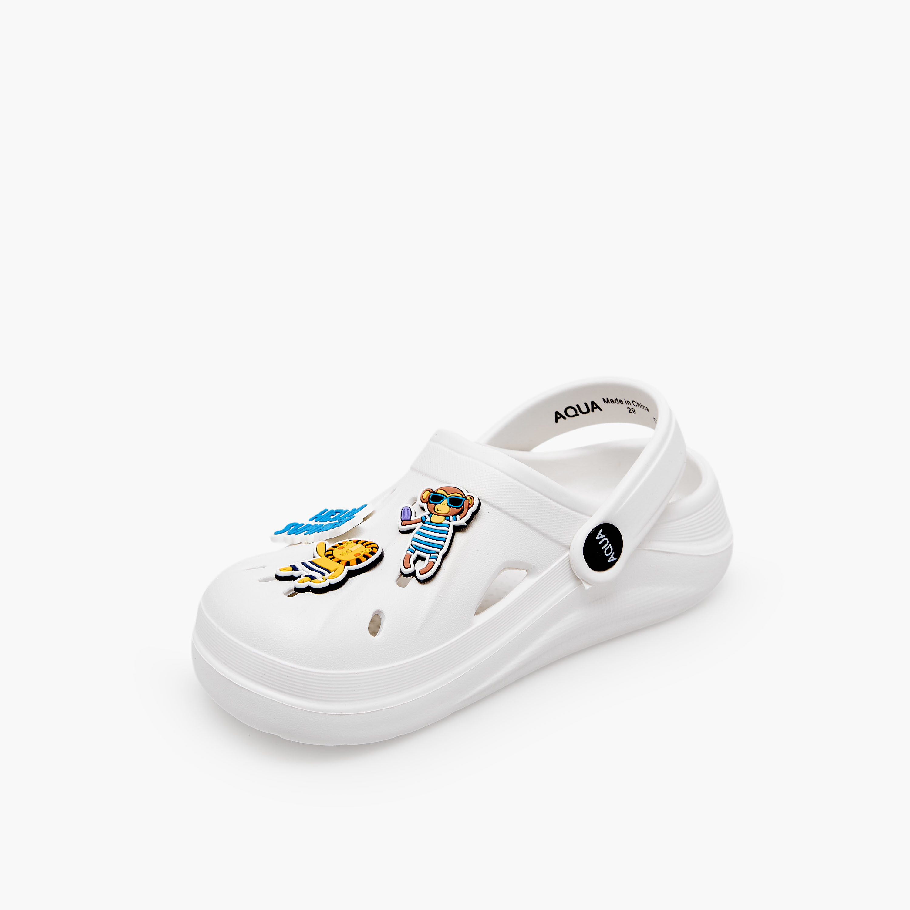 Aqua Boys Safari Jibbitz Clogs-boys-shoes-sandals-image-4