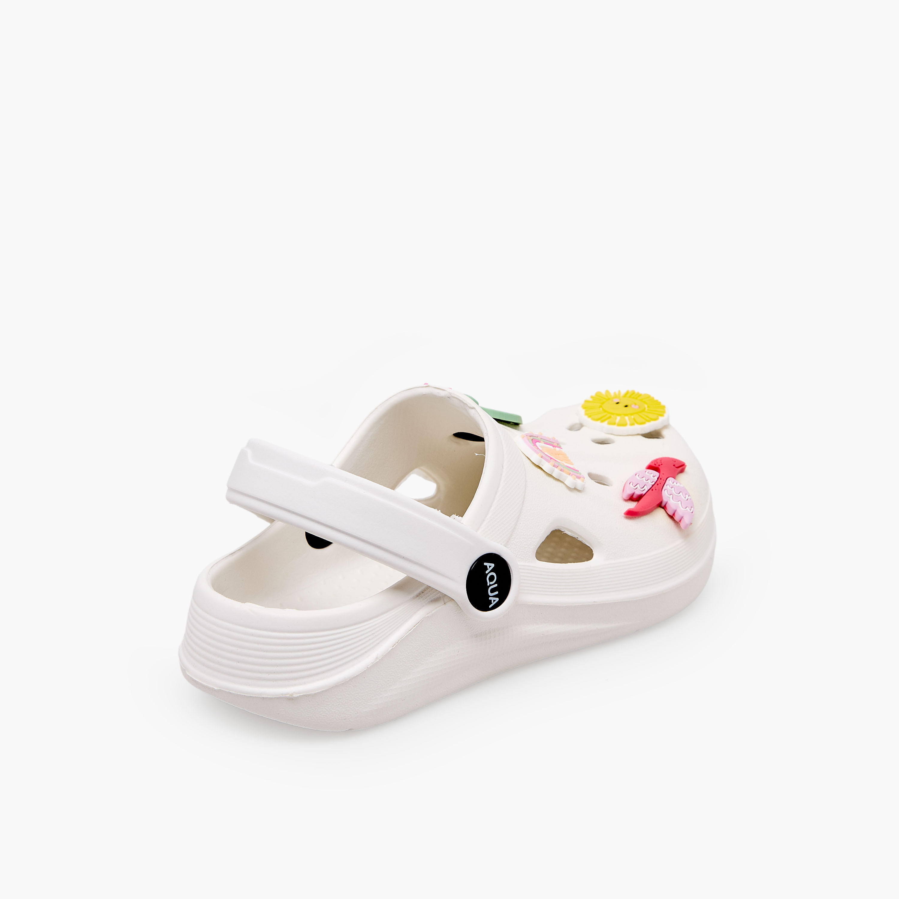 Aqua Girls Applique Detail Clogs-girls-shoes-sandals-image-6