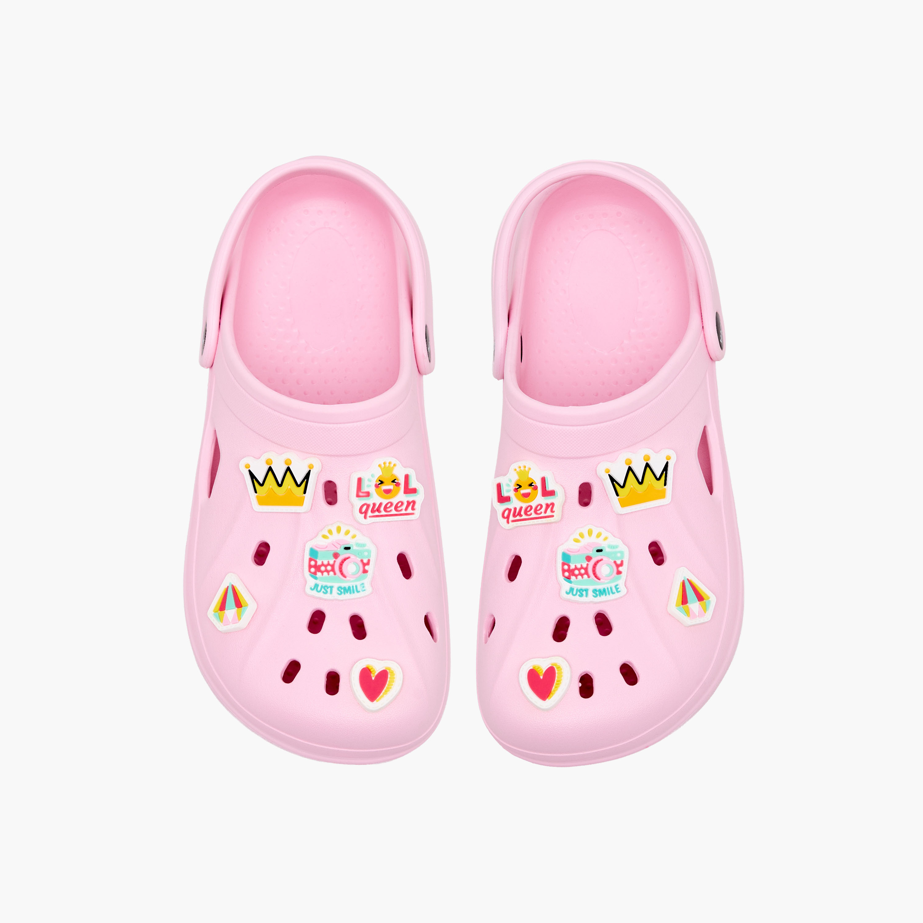 Aqua Girls Princess Jibbitz Clogs-girls-shoes-sandals-image-1
