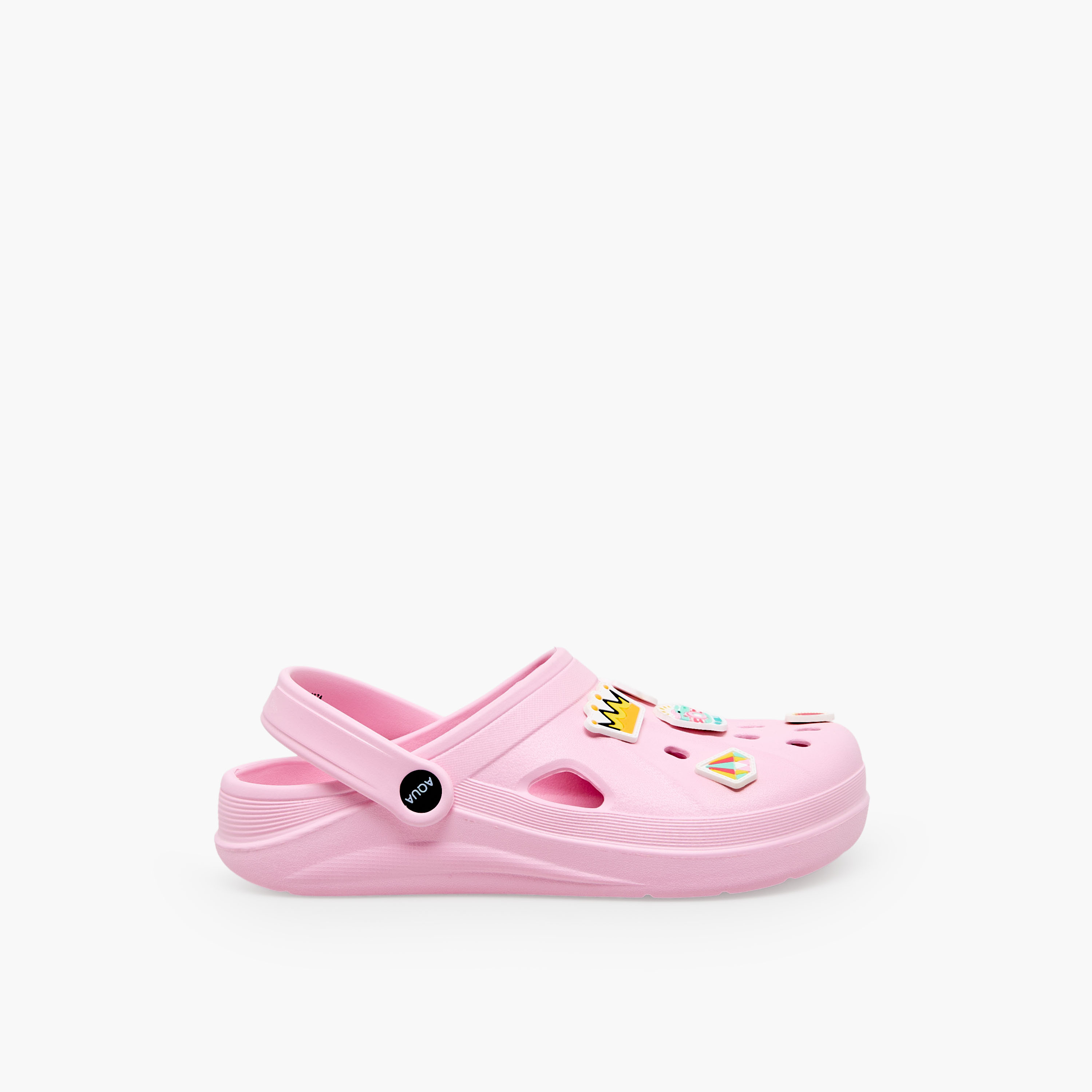 Aqua Girls Princess Jibbitz Clogs-girls-shoes-sandals-image-3