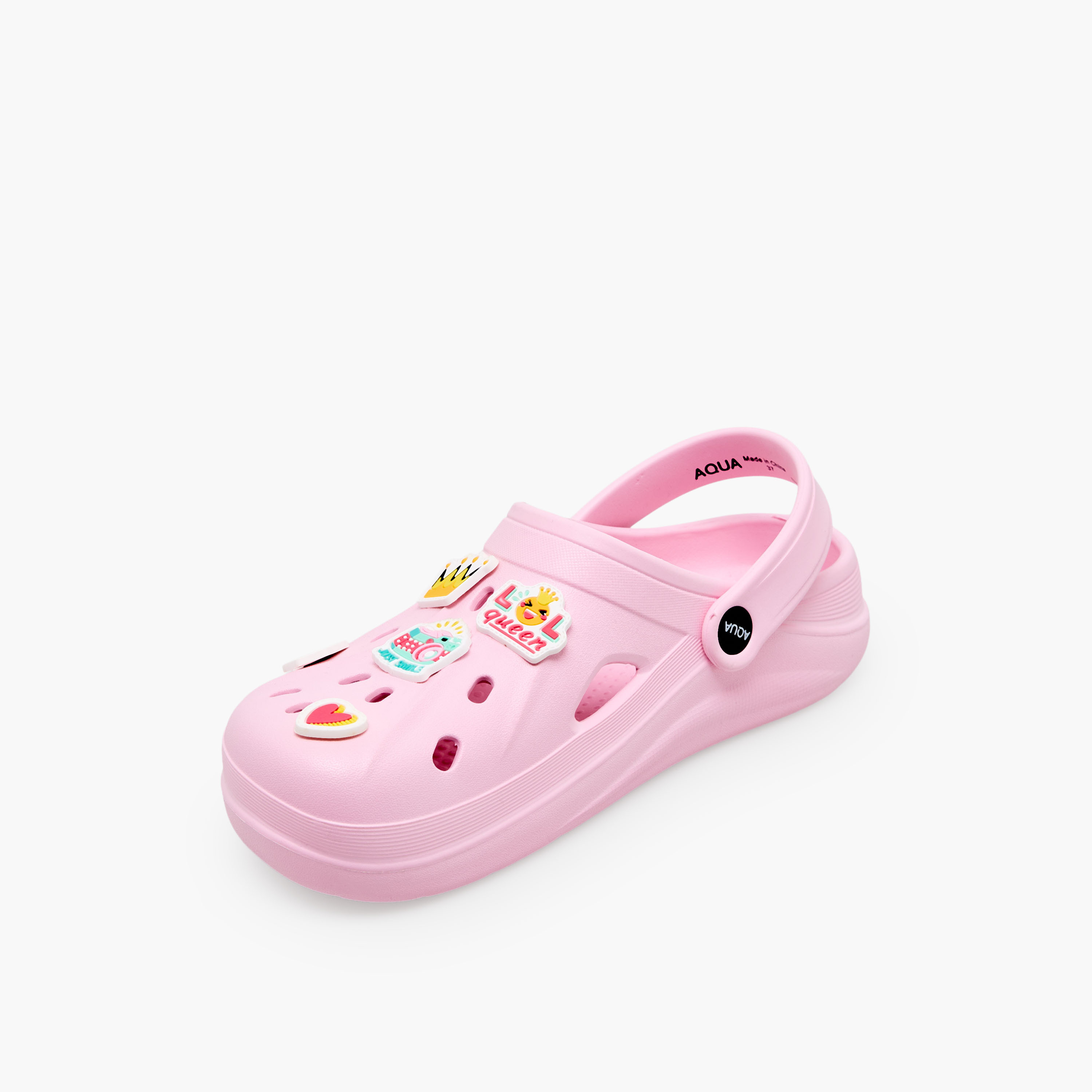 Aqua Girls Princess Jibbitz Clogs-girls-shoes-sandals-image-4