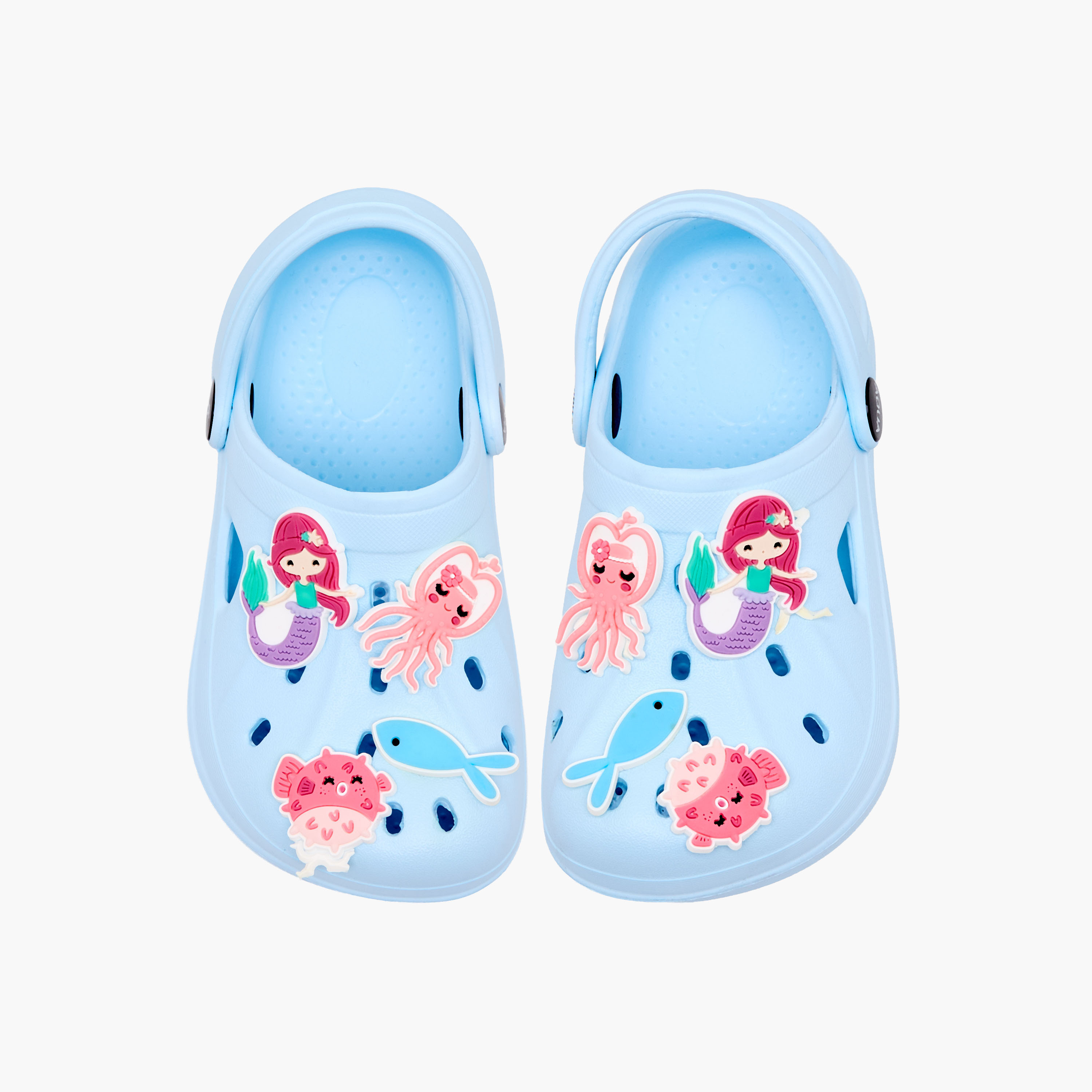 Aqua Girls Sea Creatures Jibbitz Clogs-girls-shoes-sandals-image-1
