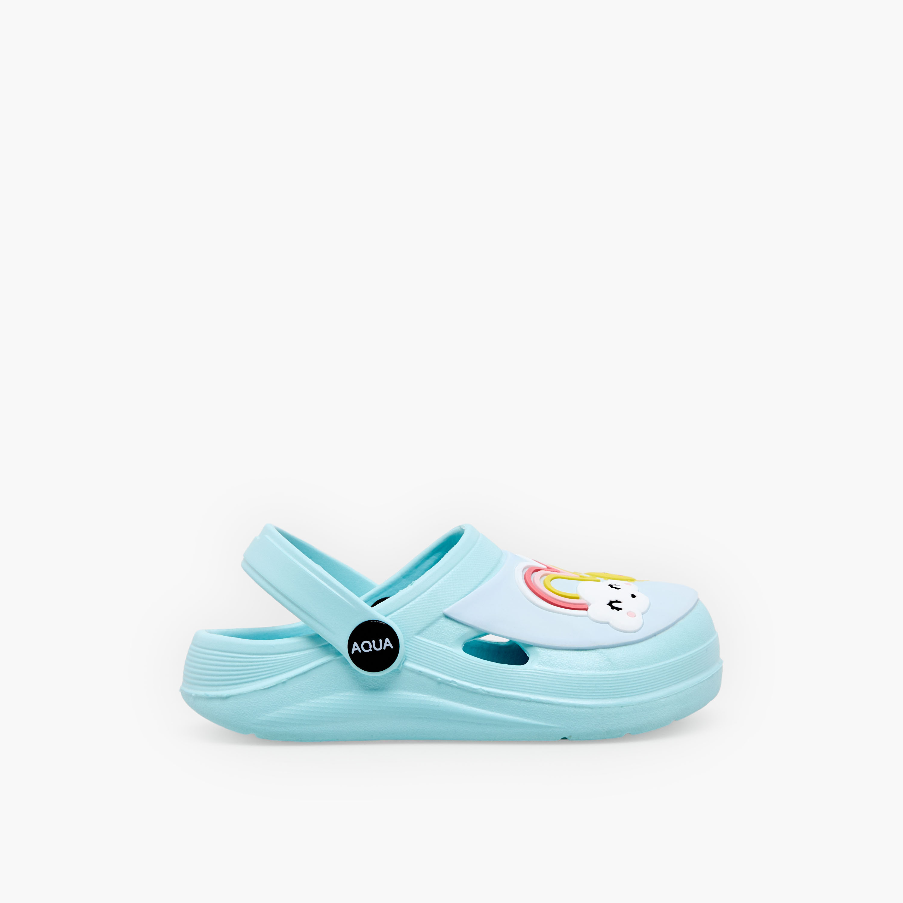 حذاء كلوج بتطريز قوس قزح للبنات من أكوا-girls-shoes-sandals-image-3