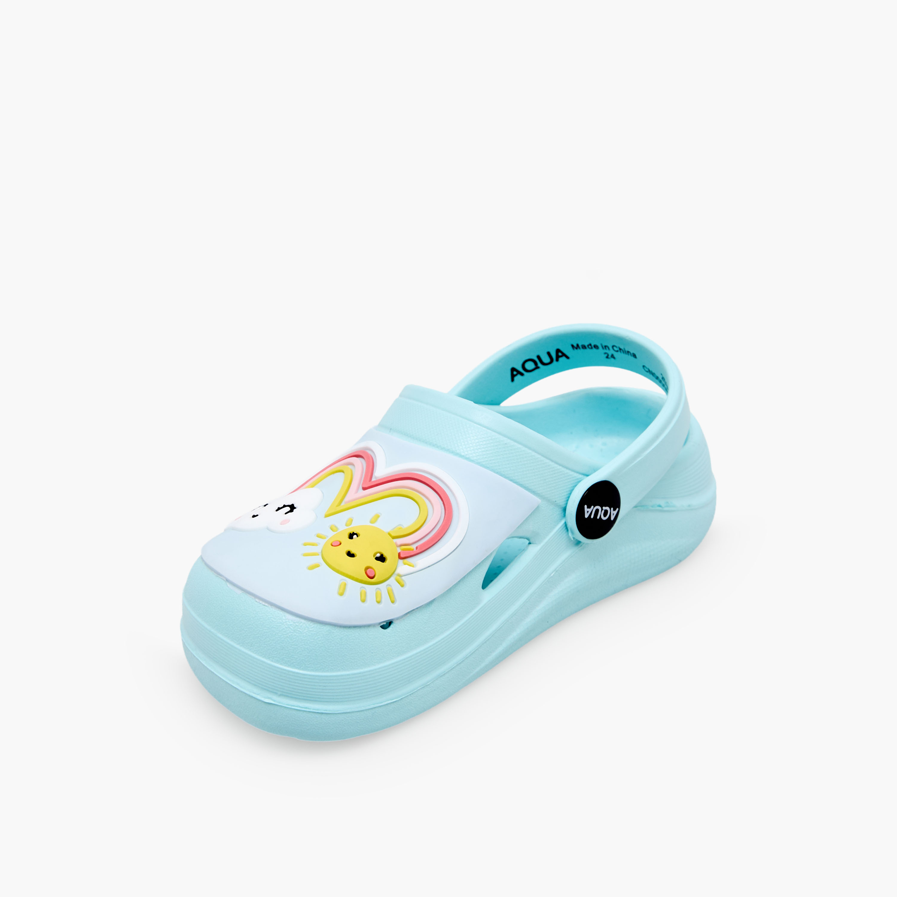 حذاء كلوج بتطريز قوس قزح للبنات من أكوا-girls-shoes-sandals-image-4