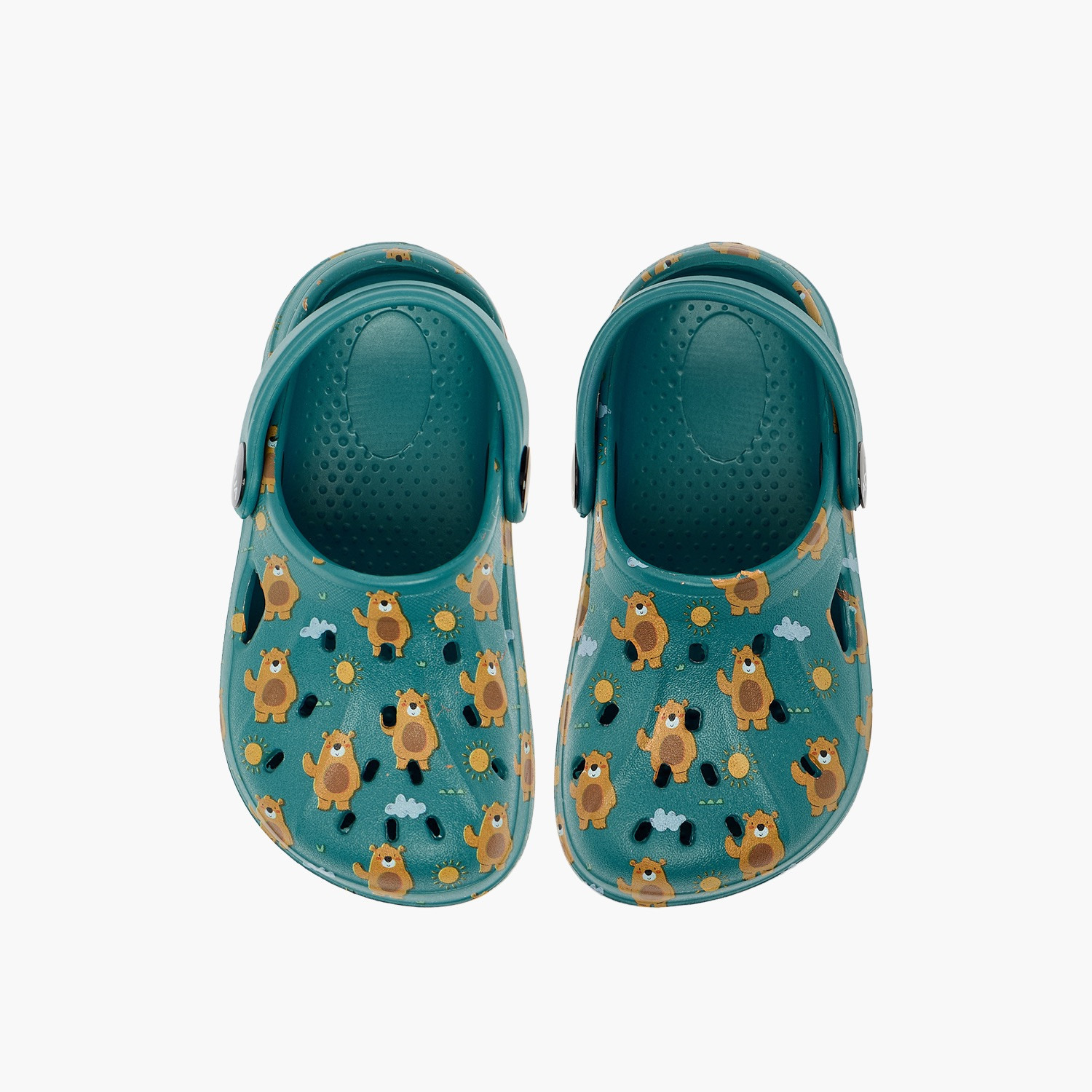 صندل كلوج للأولاد بطبعة الدب من أكوا-boys-shoes-flipflopsandslides-image-1