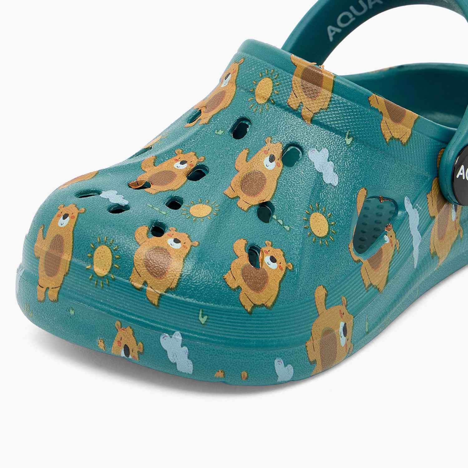 صندل كلوج للأولاد بطبعة الدب من أكوا-boys-shoes-flipflopsandslides-image-4