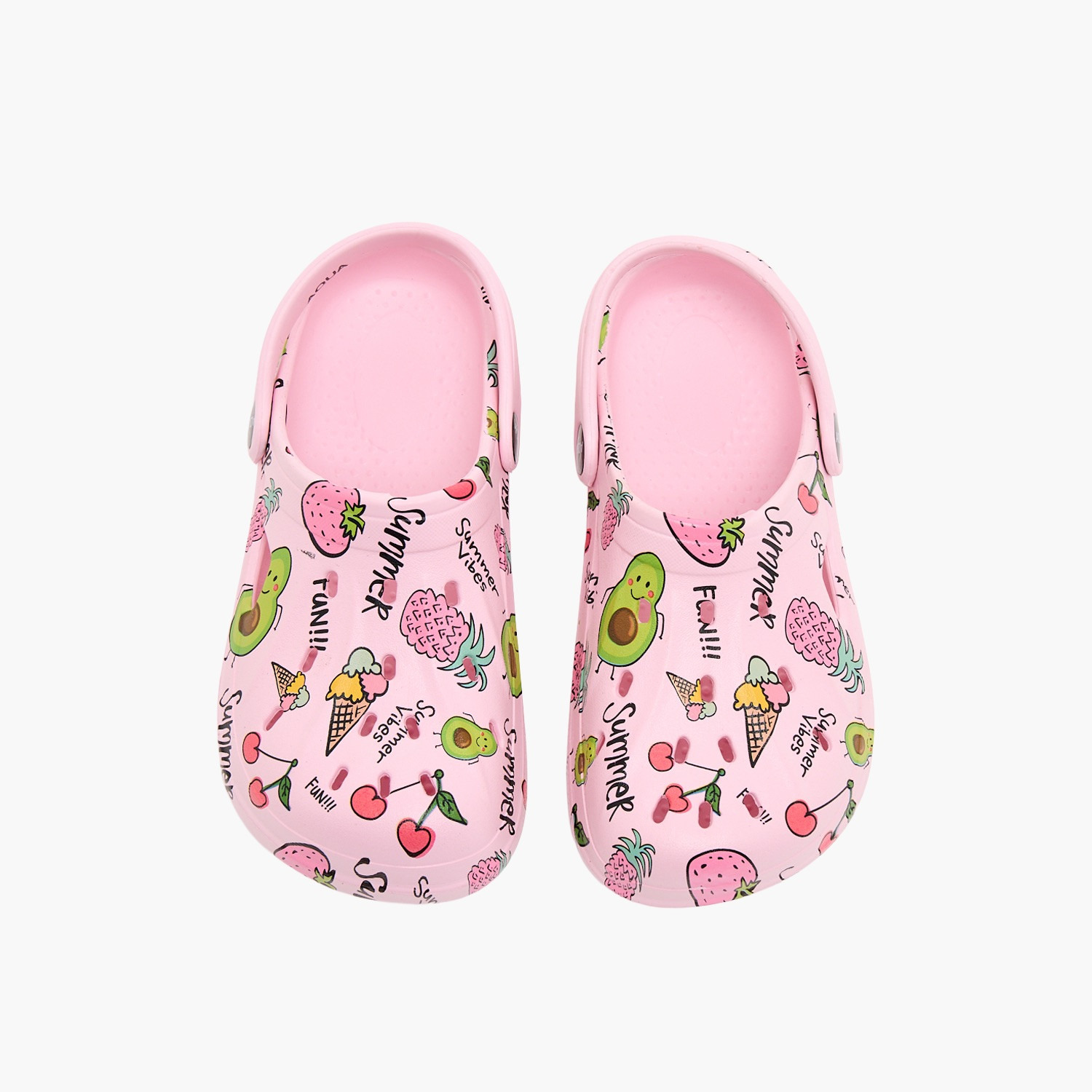 صندل كلوج بطبعات فواكه للبنات من أكوا-girls-shoes-flipflopsandslides-image-1