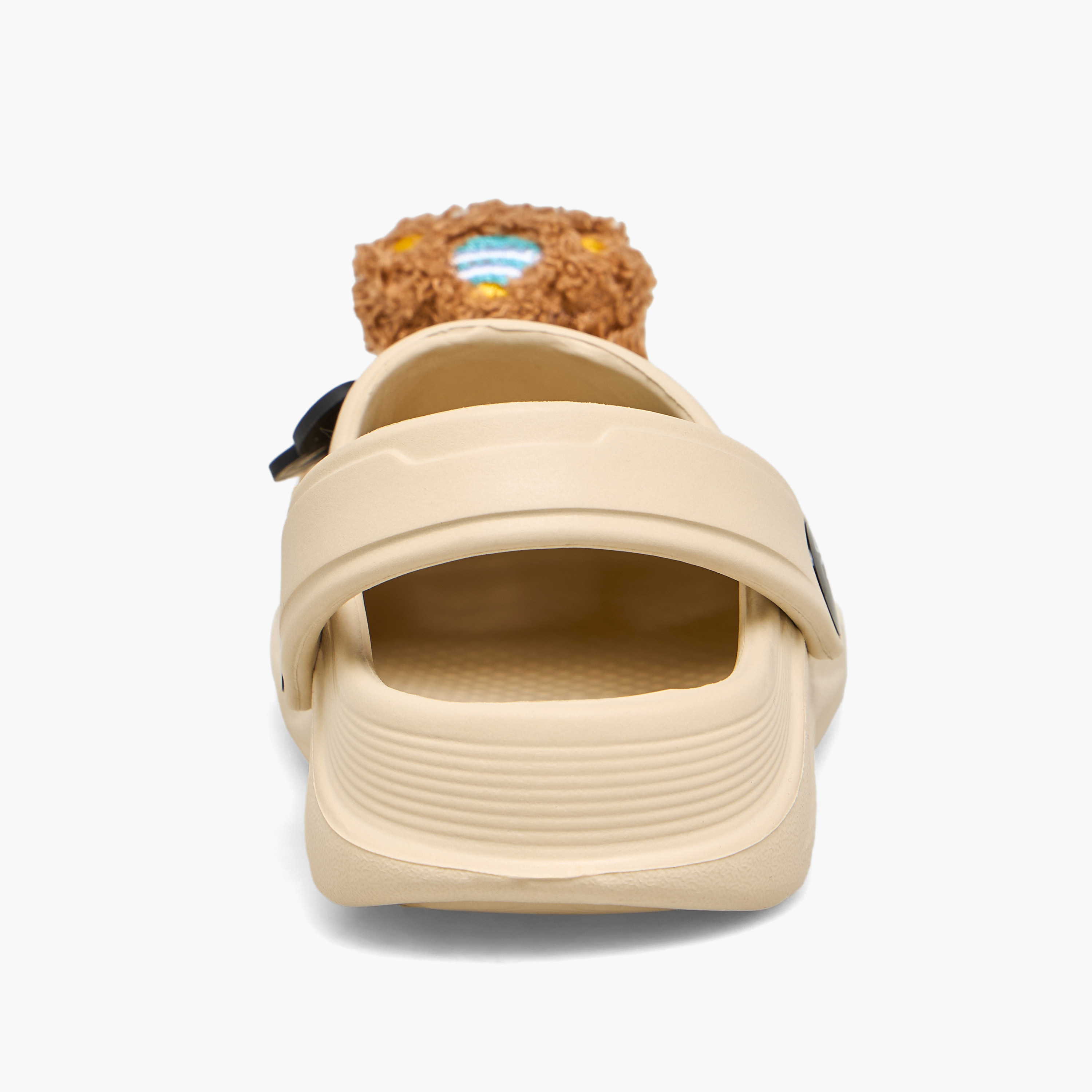 Aqua Girls Bear Applique Clogs-girls-shoes-flipflopsandslides-image-5