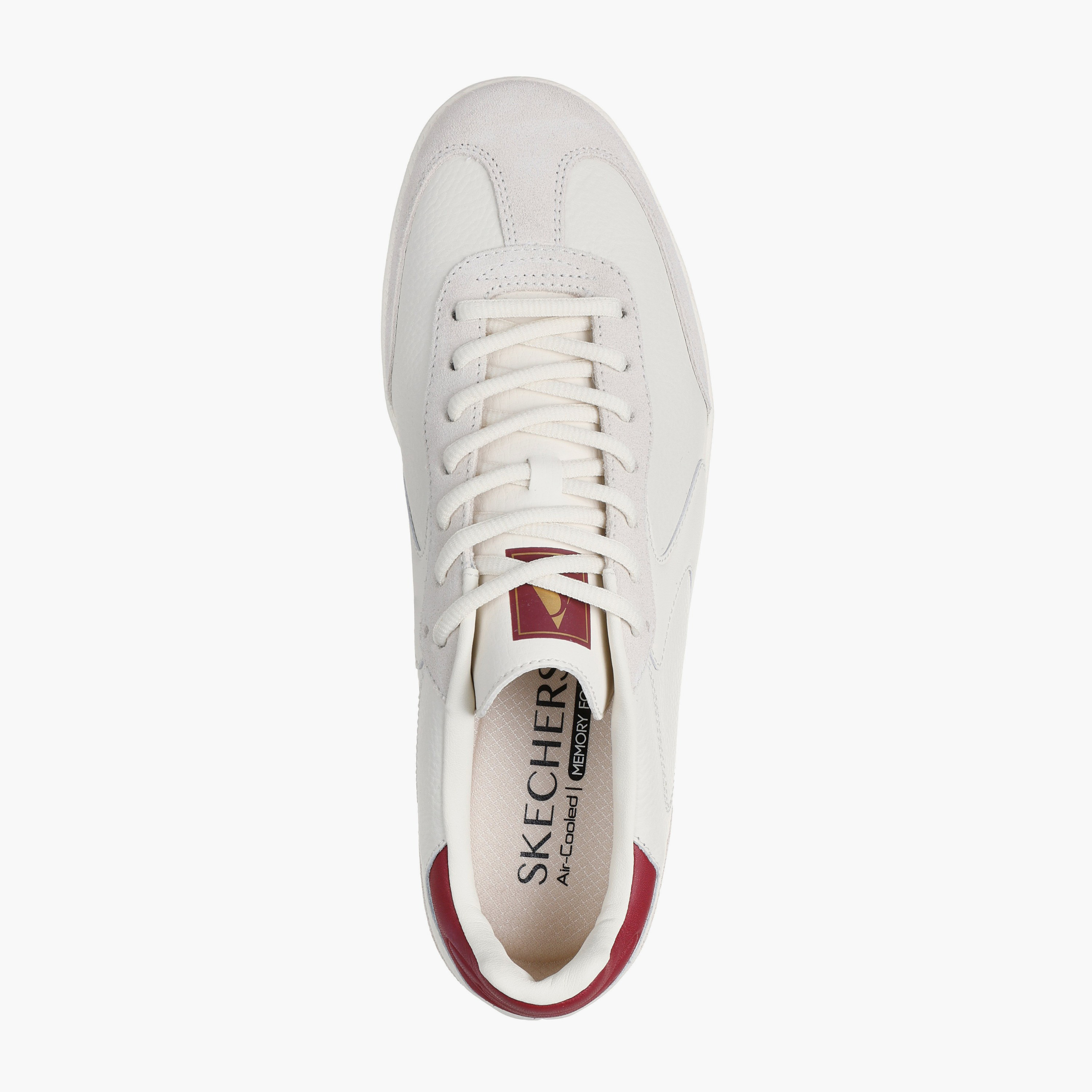 حذاء رياضي جلد برباط إغلاق للرجال من سكيتشرز-sports-men-shoes-image-3