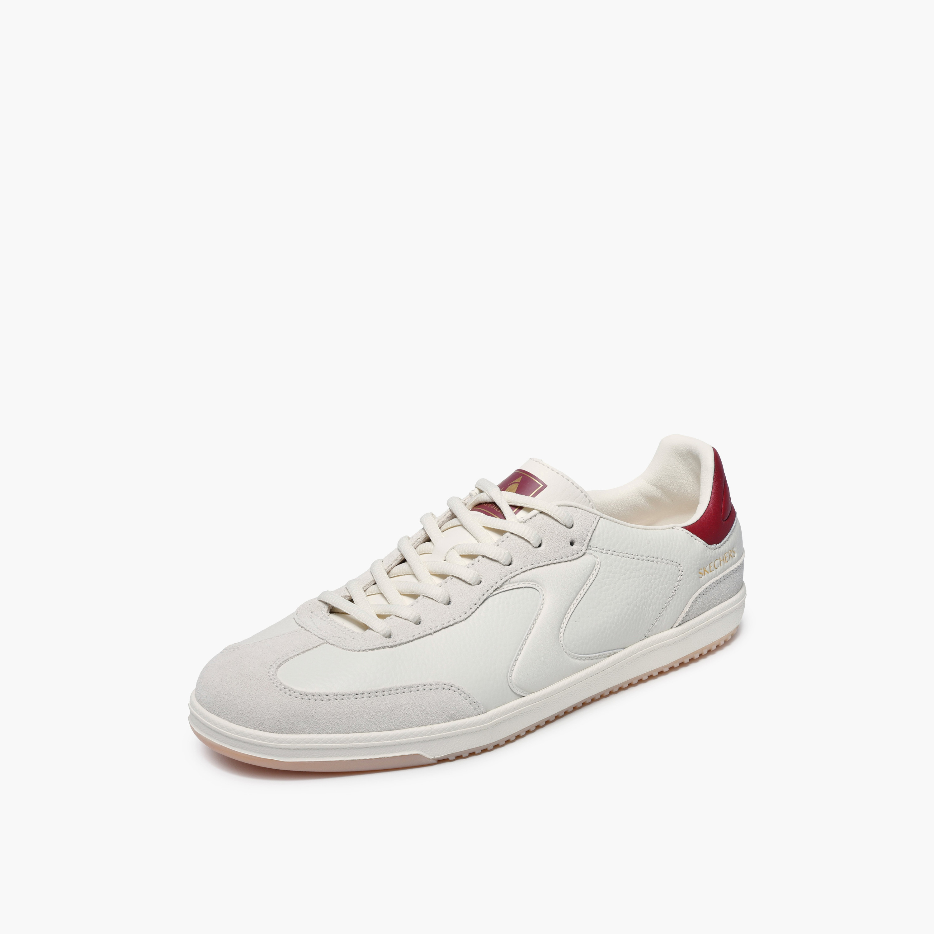 حذاء رياضي جلد برباط إغلاق للرجال من سكيتشرز-sports-men-shoes-image-4