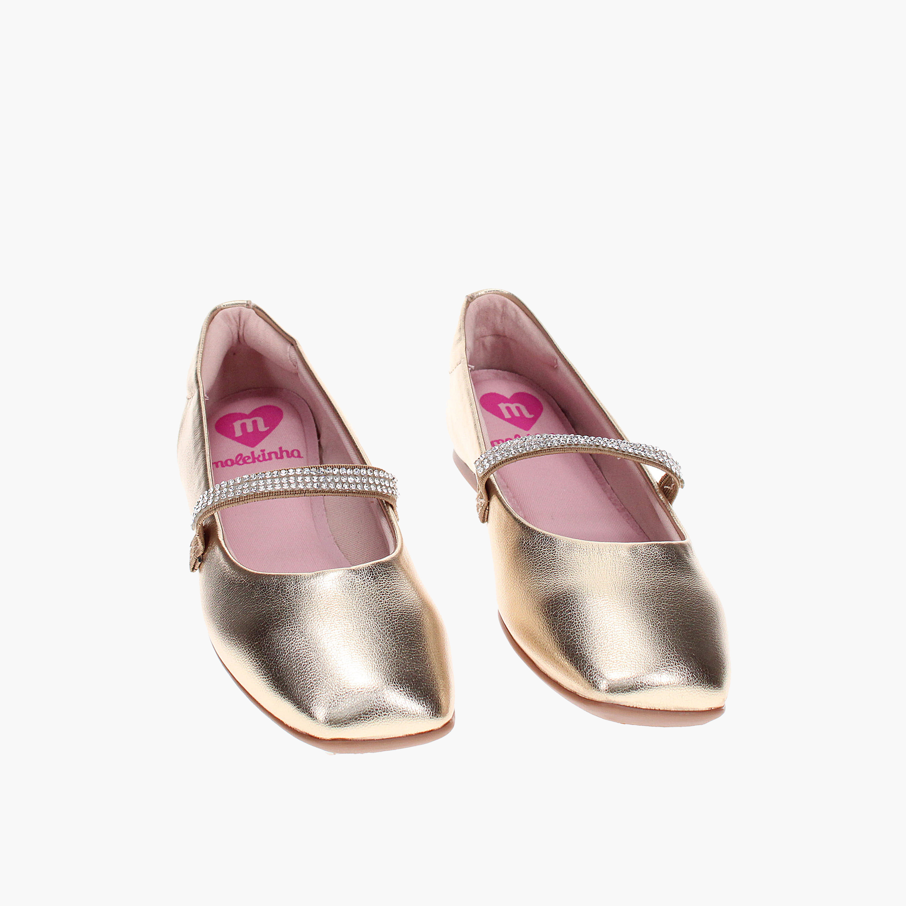 Molekinha by Geoomnii Girls Elastic Strap are Mary Jane | 2548-204-14710-66       -girls-shoes-ballerinas-image-4
