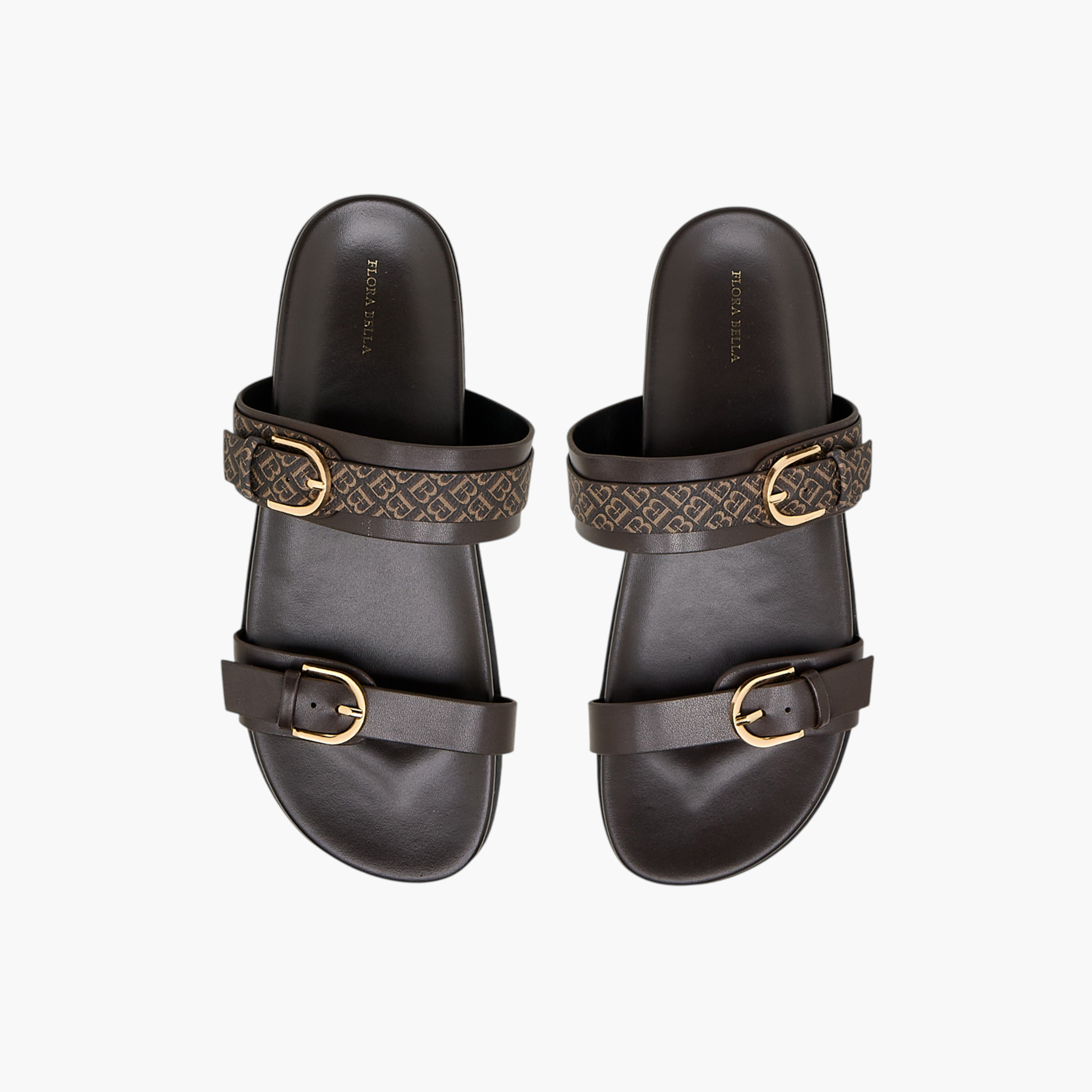 Flora Bella Women Buckle Detail Sandals-women-shoes-flats-sandals-image-1
