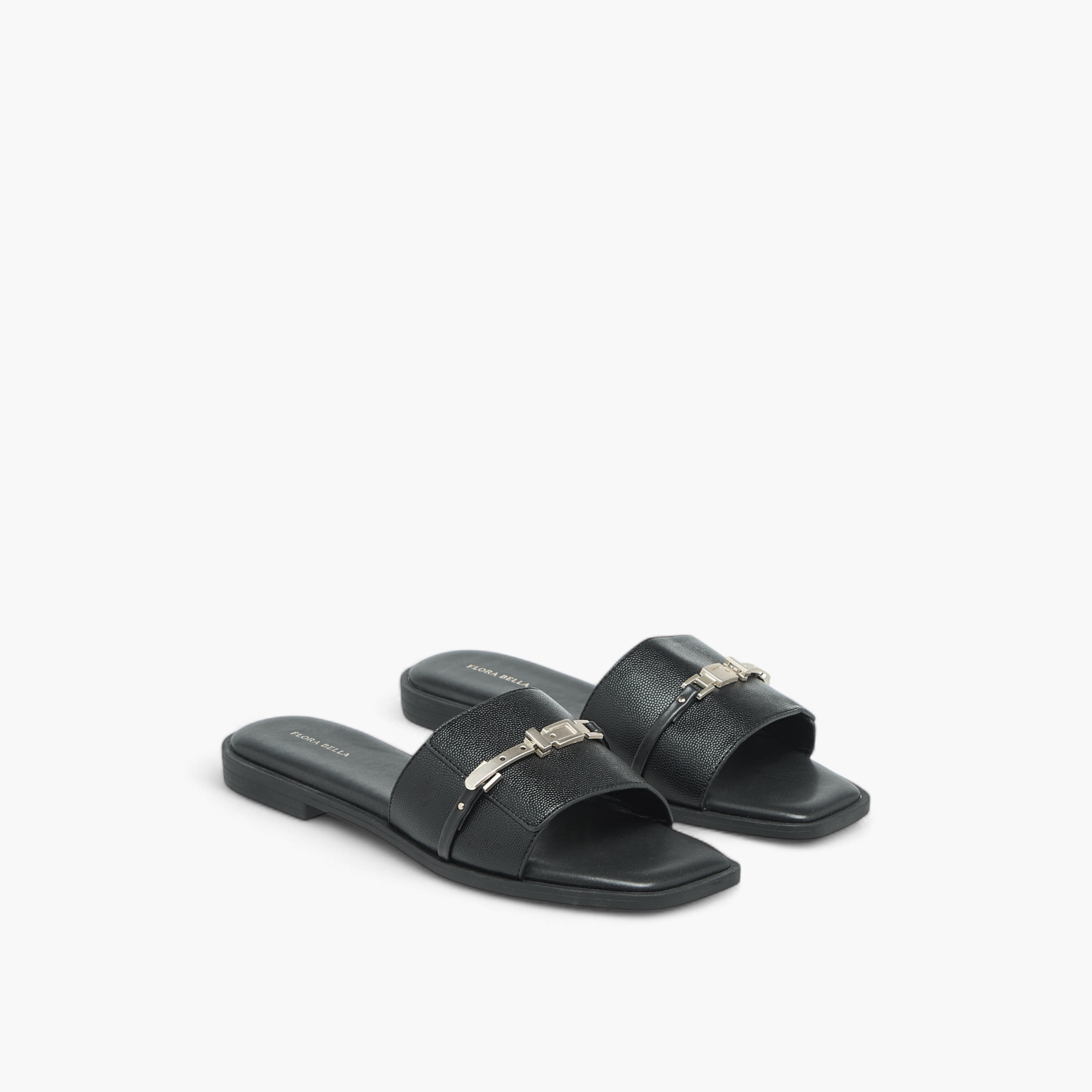 Flora Bella Metal Accent Slip-On Flat Sandals-women-shoes-flats-sandals-image-1