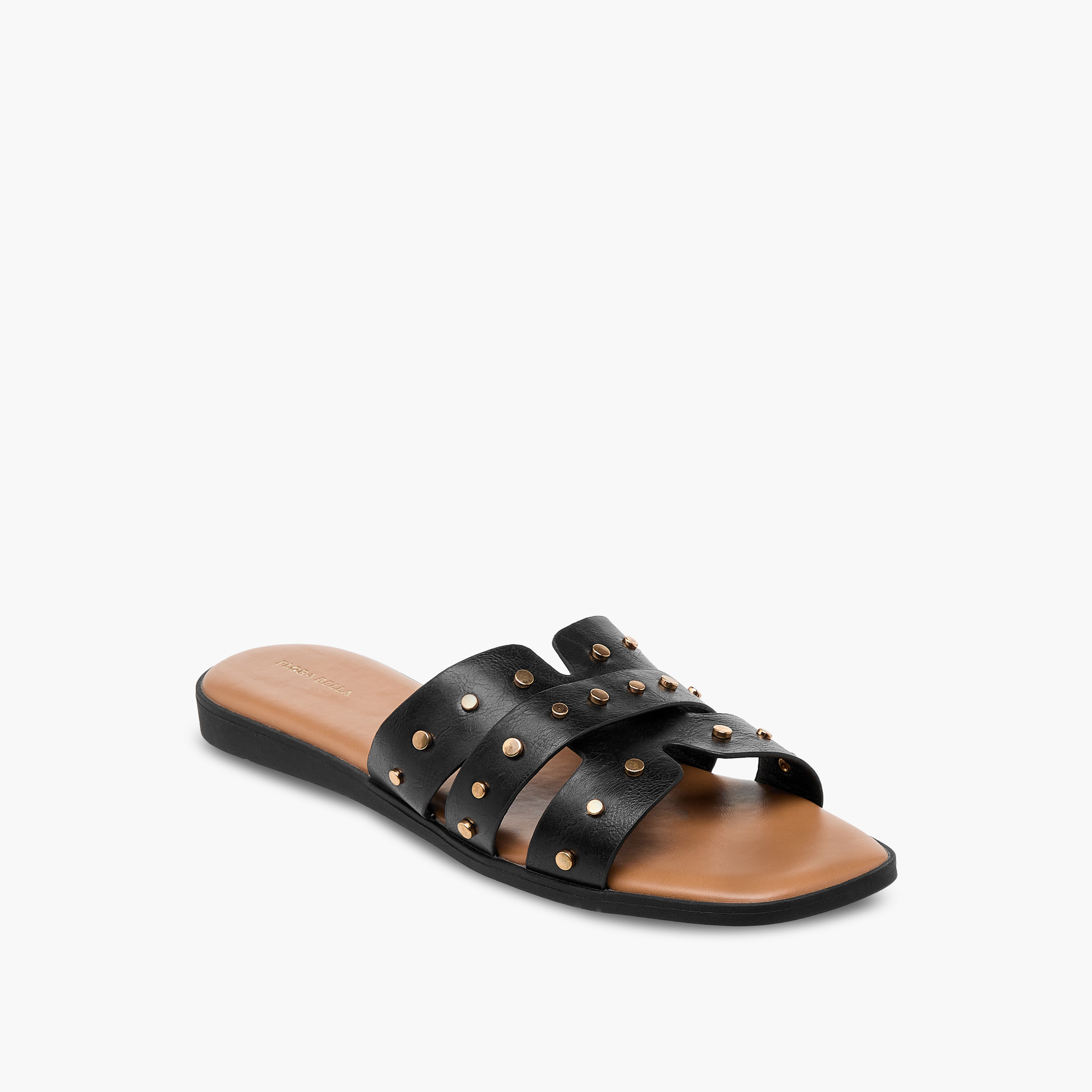 Flora Bella Women Rivet Embellished Sandals-women-shoes-flats-sandals-image-2