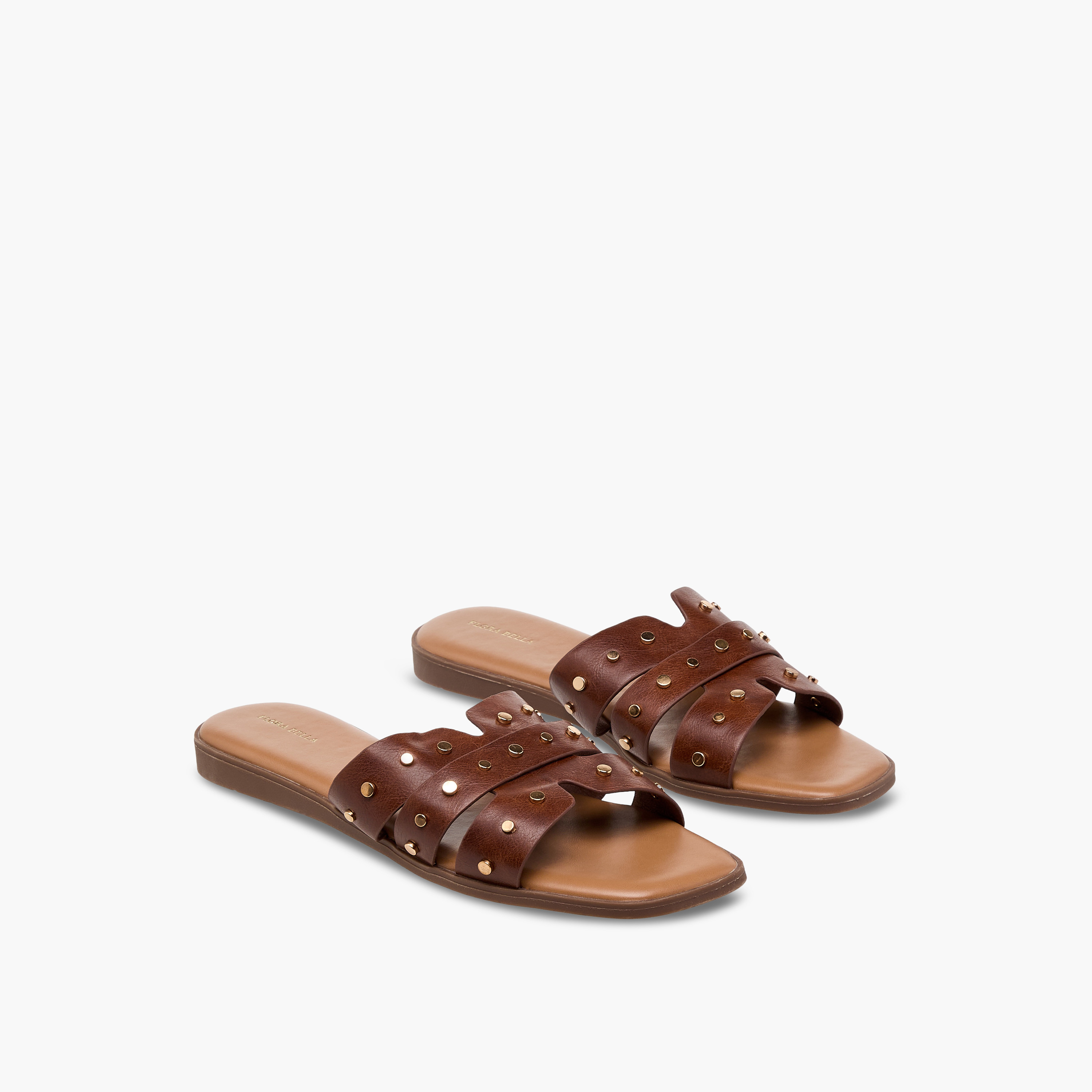 Flora Bella Women Rivet Embellished Sandals-women-shoes-flats-sandals-image-1