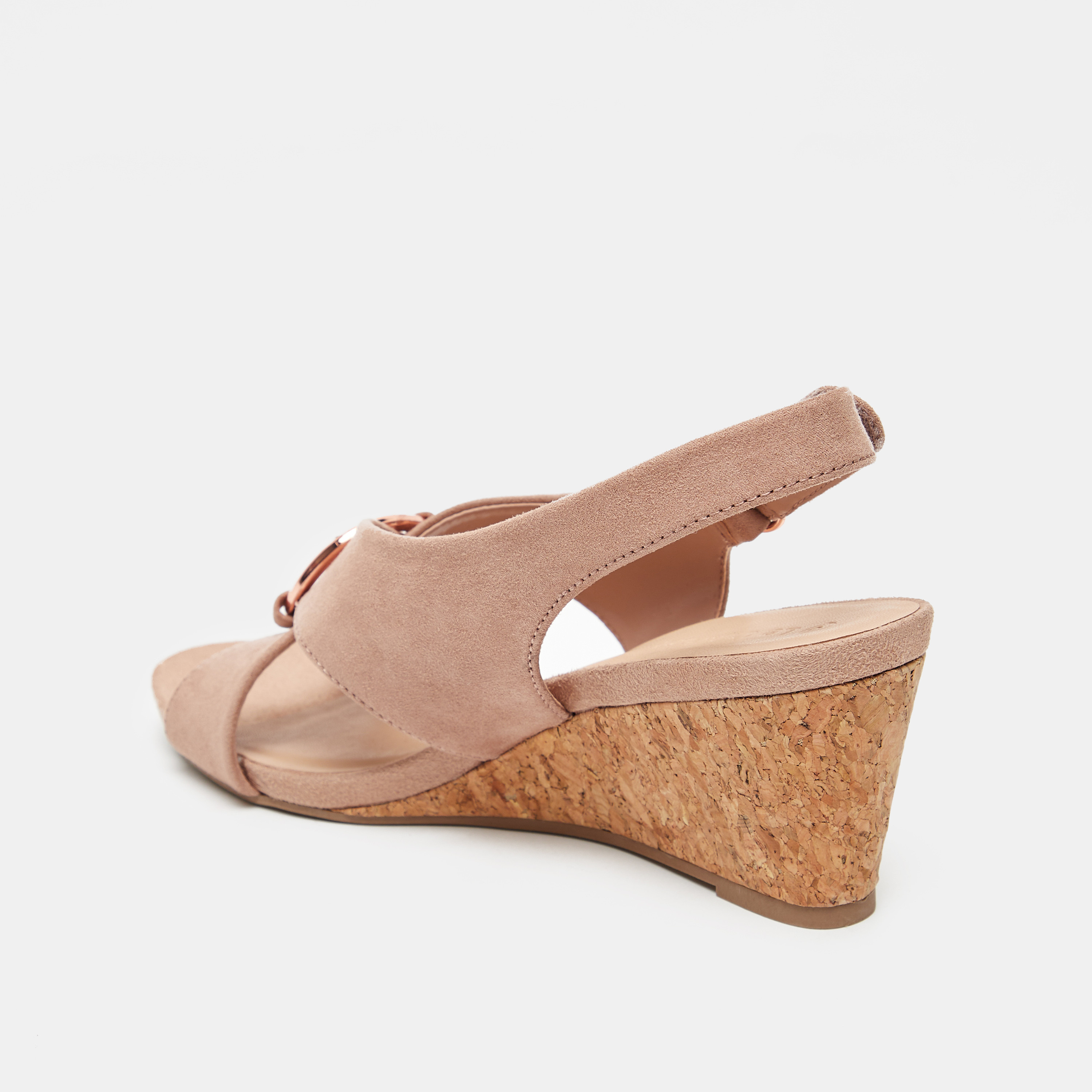 صندل بحزام متقاطع بكعب سميك للنساء من لو كونفورت-women-shoes-heels-image-3
