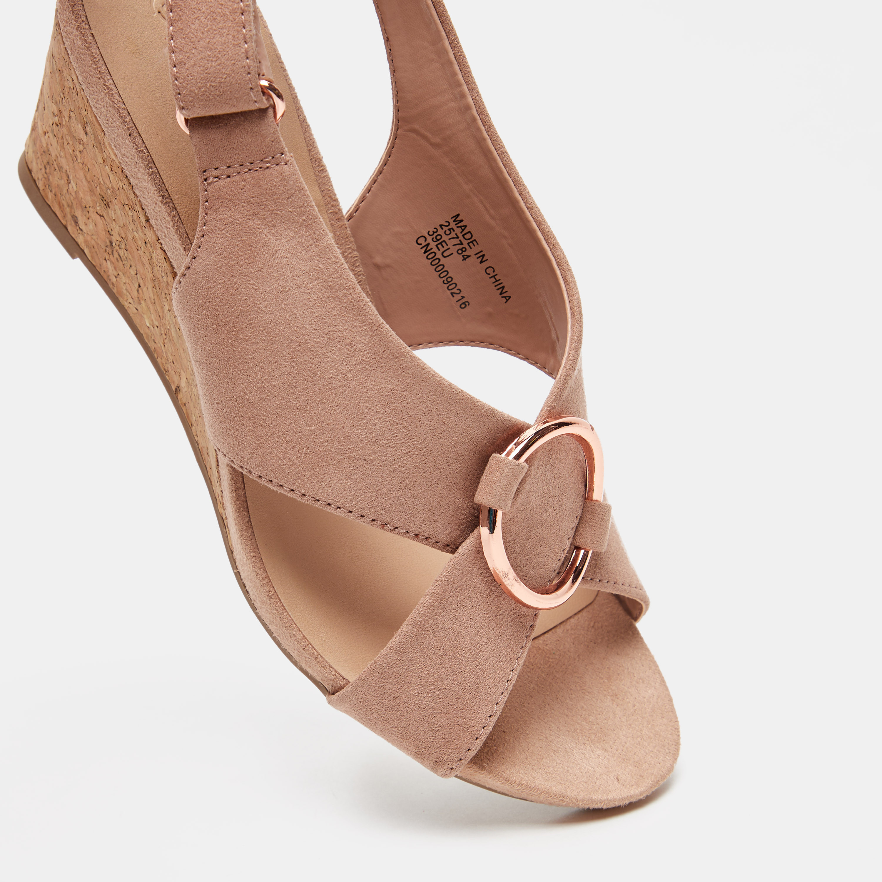 صندل بحزام متقاطع بكعب سميك للنساء من لو كونفورت-women-shoes-heels-image-4