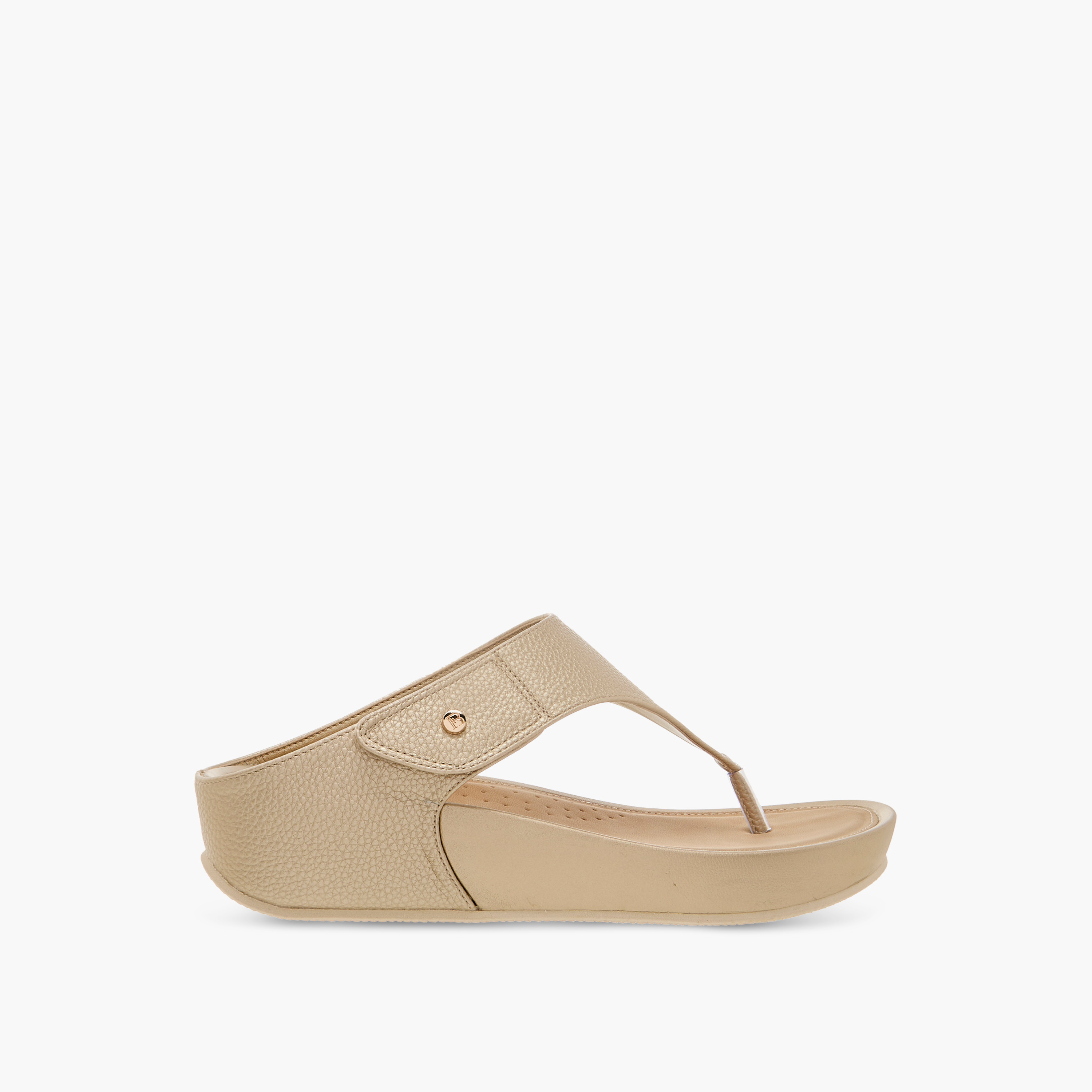 Flora Bella Textured Slip-On Comfort Sandals with Wedge Heels-women-shoes-sandals-heeled-image-3