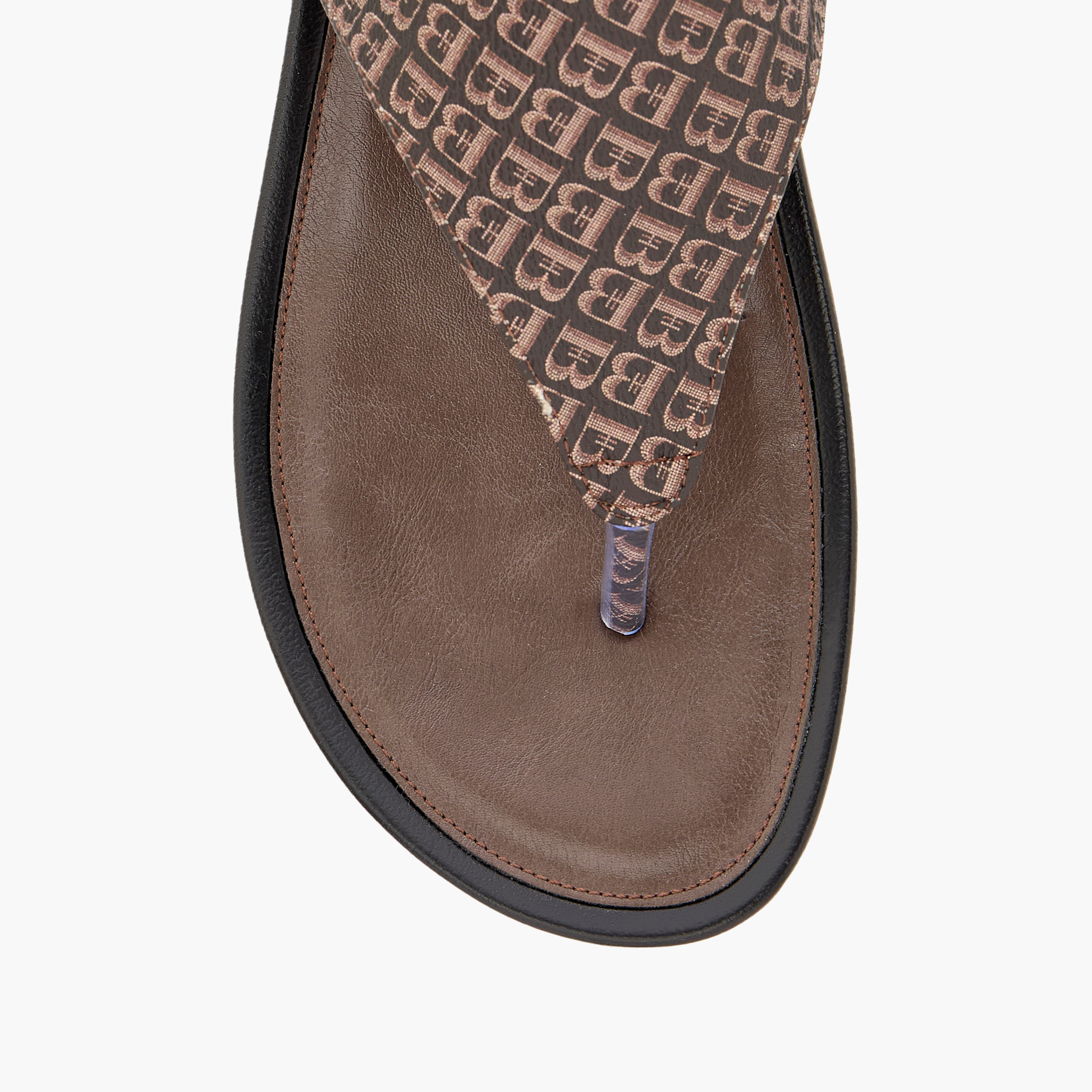 Flora Bella Monogram Print Slip-On Comfort Sandals with Wedge Heels-women-shoes-sandals-heeled-image-4