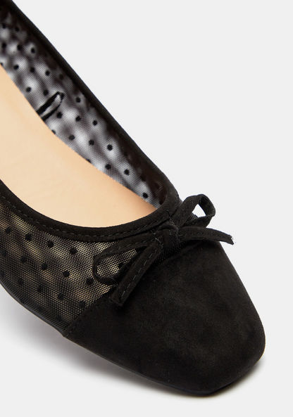 Celeste Women's Slip-On Square Toe Ballerina Shoes-Women%27s Ballerinas-image-3