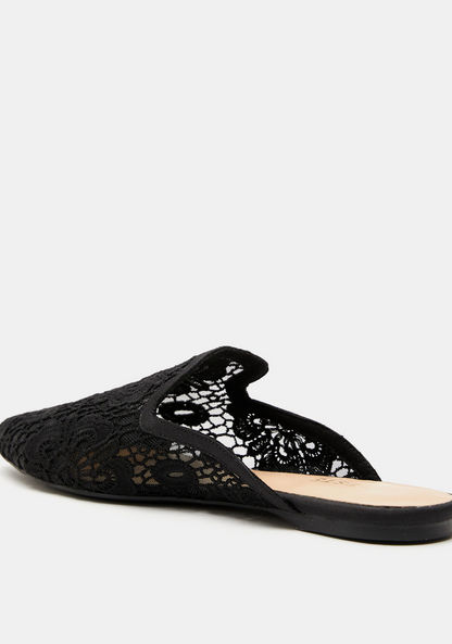 Celeste Women's Lace Slip-On Mules-Women%27s Casual Shoes-image-2