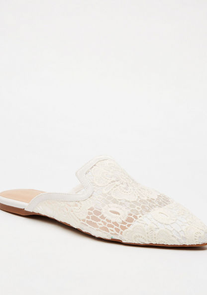 Celeste Women's Lace Slip-On Mules-Women%27s Casual Shoes-image-1