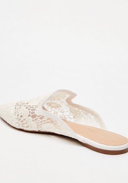 Celeste Women's Lace Slip-On Mules-Women%27s Casual Shoes-image-2