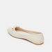 Celeste Women's Solid Slip-On Square Toe Ballerina Shoes with Chain Accent-Women%27s Ballerinas-thumbnailMobile-1