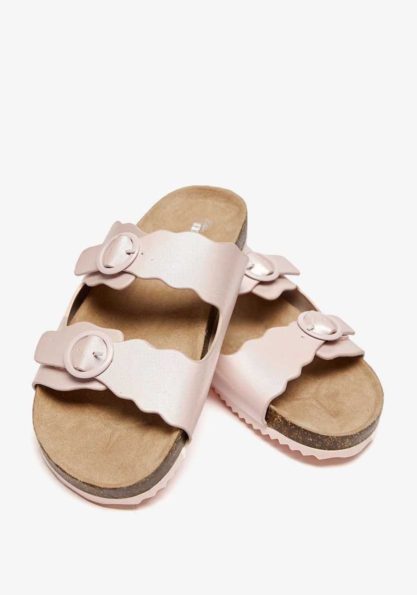 Little Missy Slip-On Sandals with Buckle Accent-Girl%27s Sandals-image-3