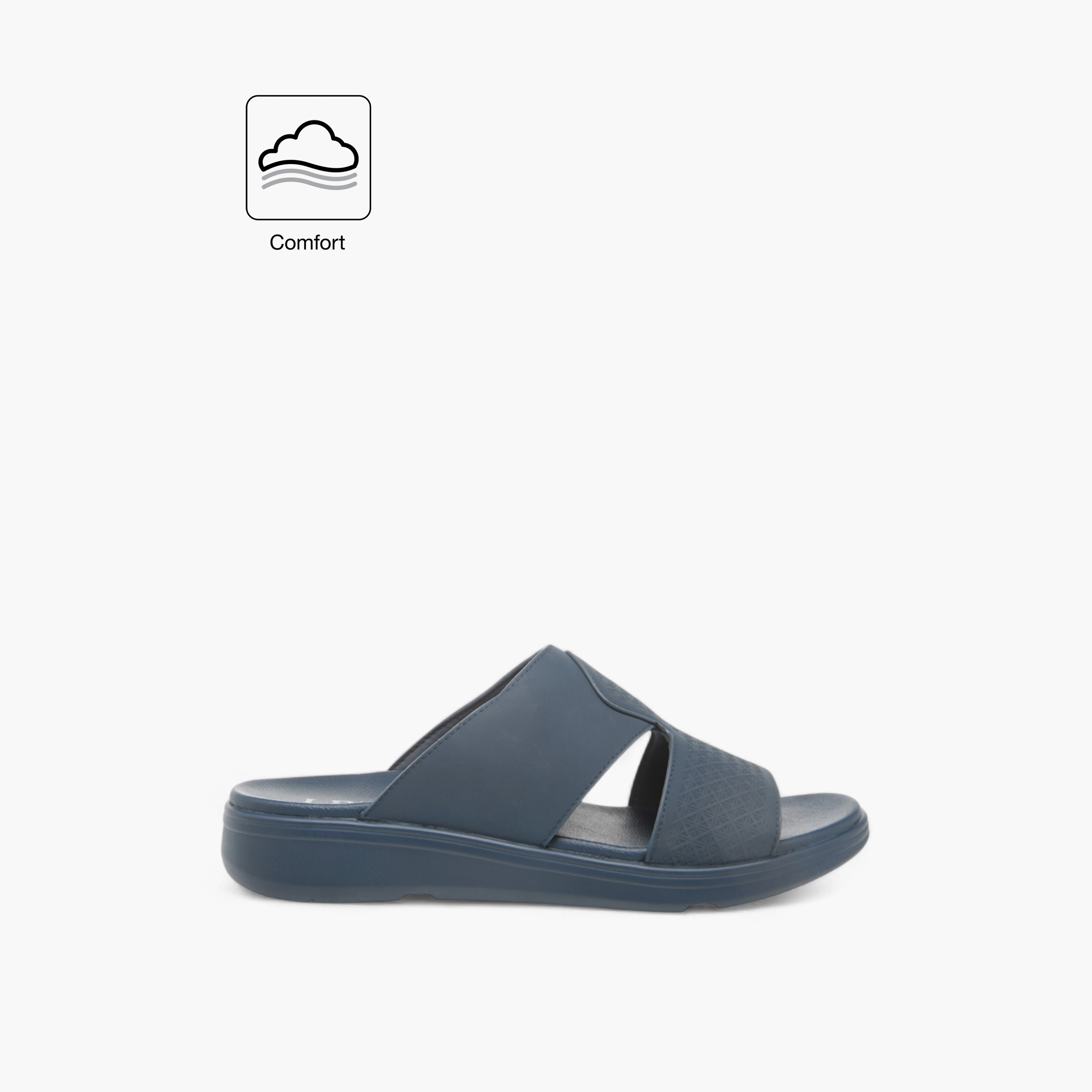 صندل عربي مريح سهل الارتداء بارز الملمس من إل بي إل من شو إكسبريس-men-shoes-sandals-image-2