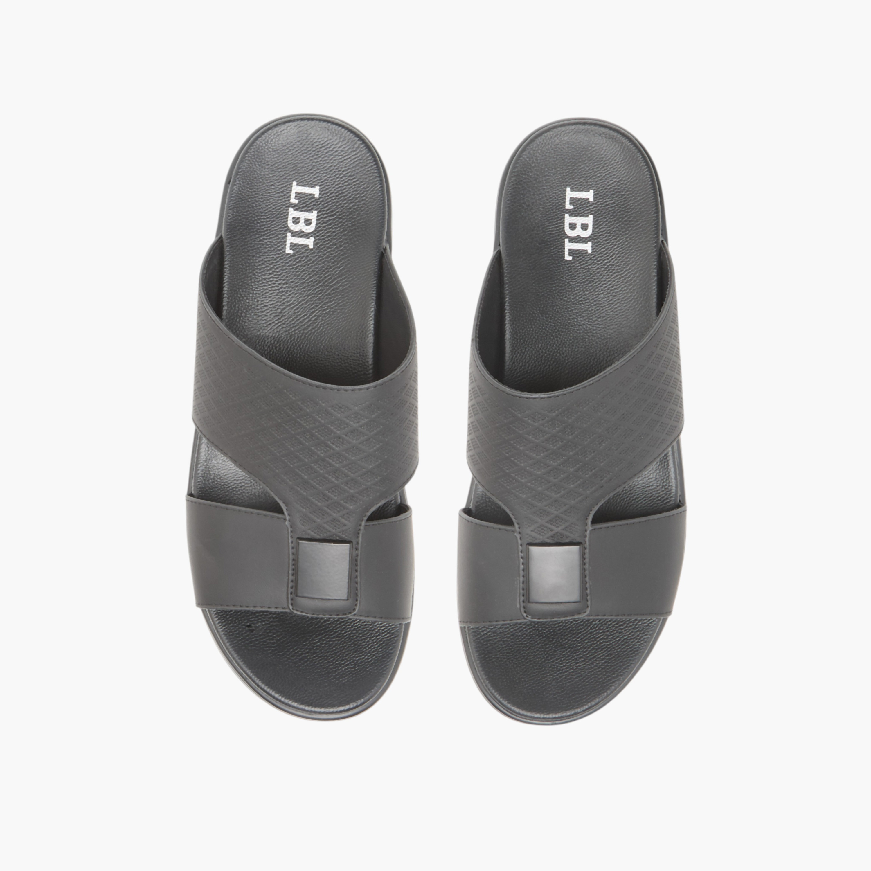 LBL by Shoexpress Textured Slip-On Comfort Arabic Sandals-men-shoes-sandals-image-1