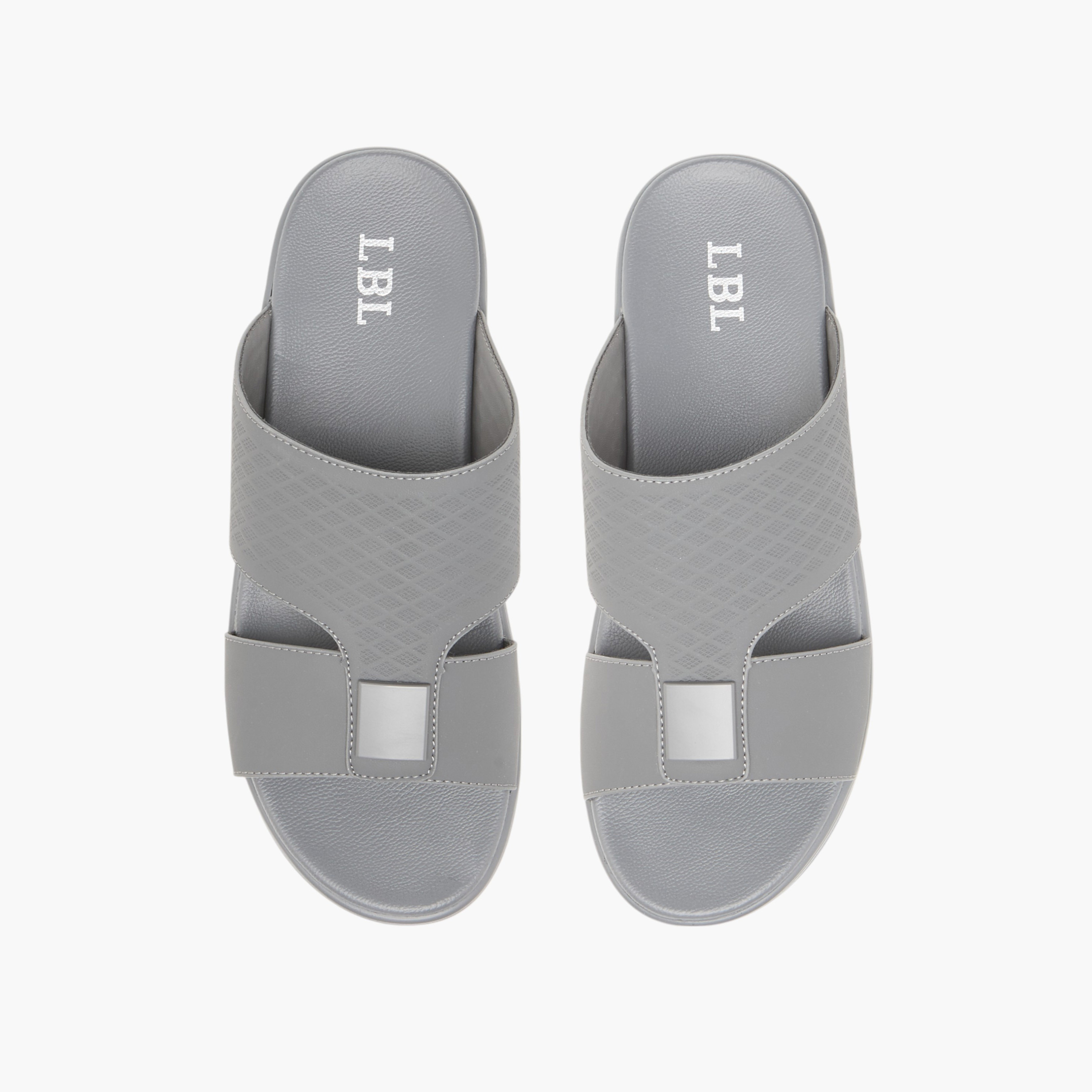صندل عربي مريح سهل الارتداء بارز الملمس من إل بي إل من شو إكسبرس-men-shoes-sandals-image-1